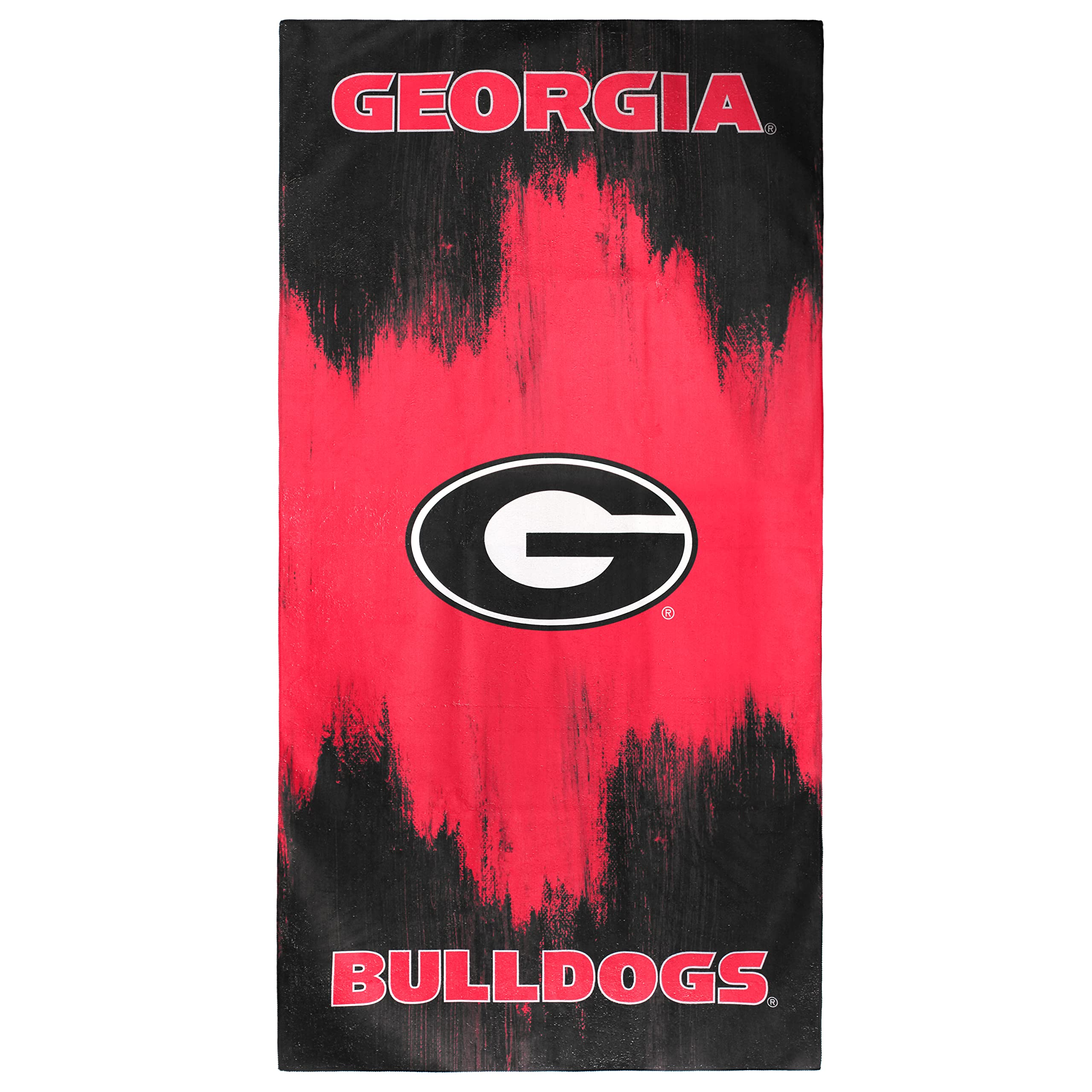 College Covers Everything Comfy Georgia Bulldogs Beach Towel, 30'' x 60''