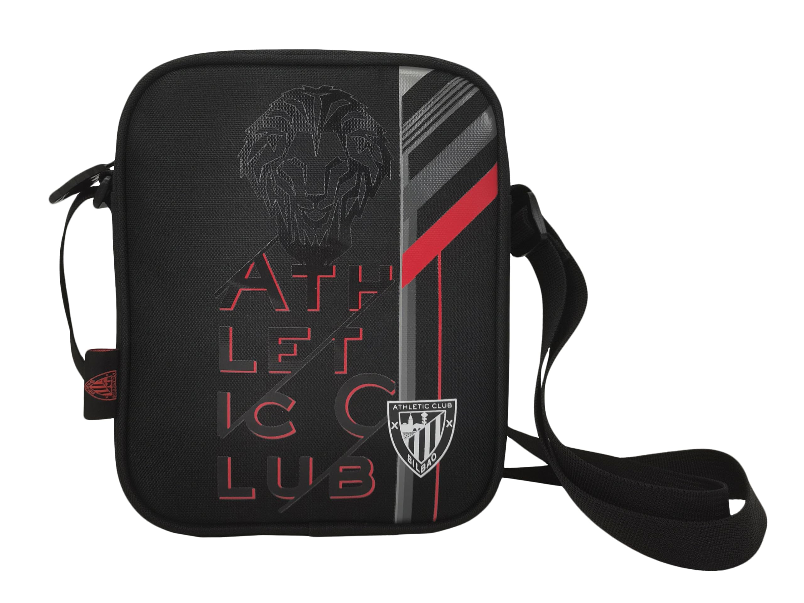CYPBRANDS CyP Brands-Athletic Club, Shoulder Bag, Bag, Bag, Fanny Pack, Football, Color Black, Official Product, Black/White, One Size