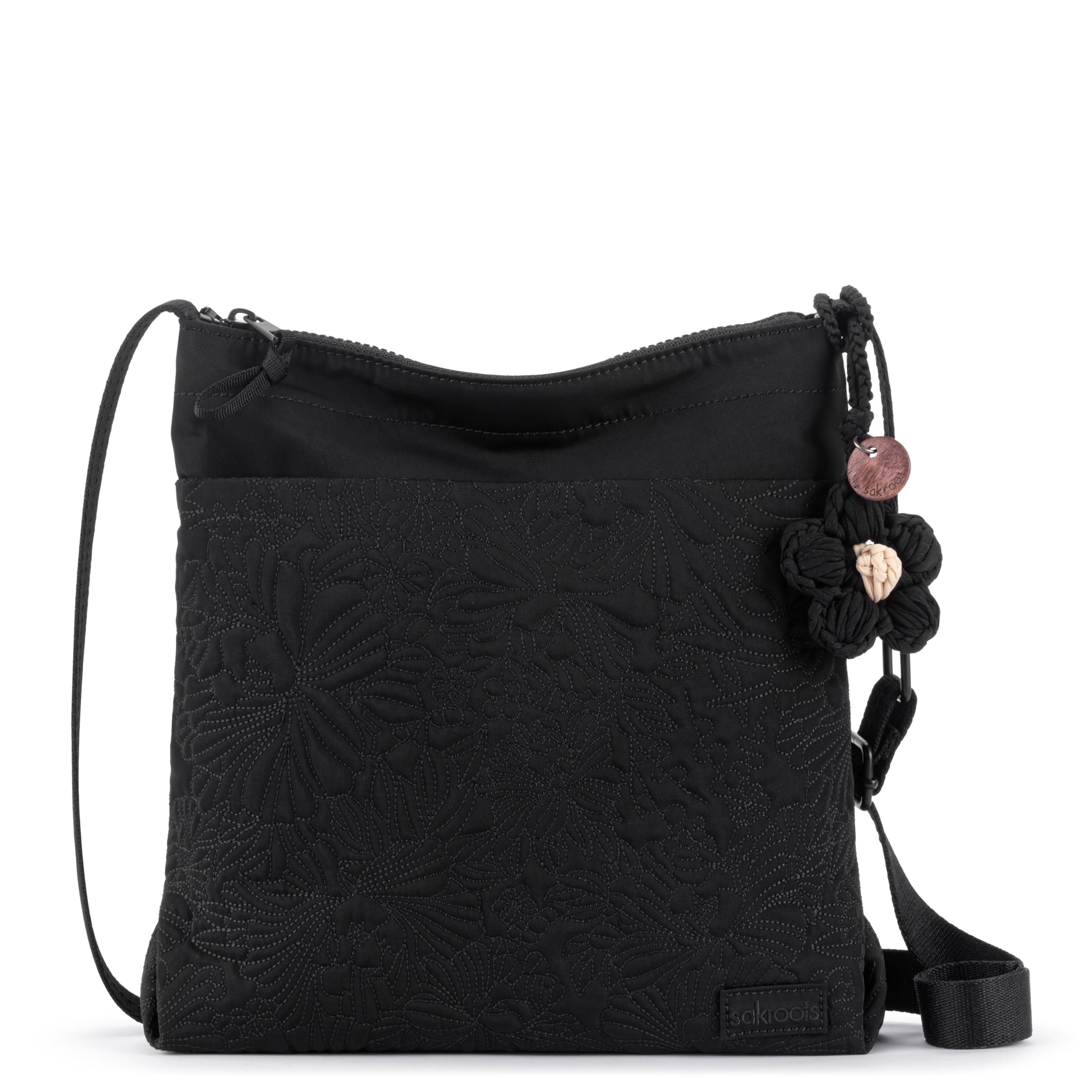 The Sak Basic Crossbody Purse - Cross Body Handbag For Everyday &amp; Travel - Zipper Closure &amp; Adjustable Strap