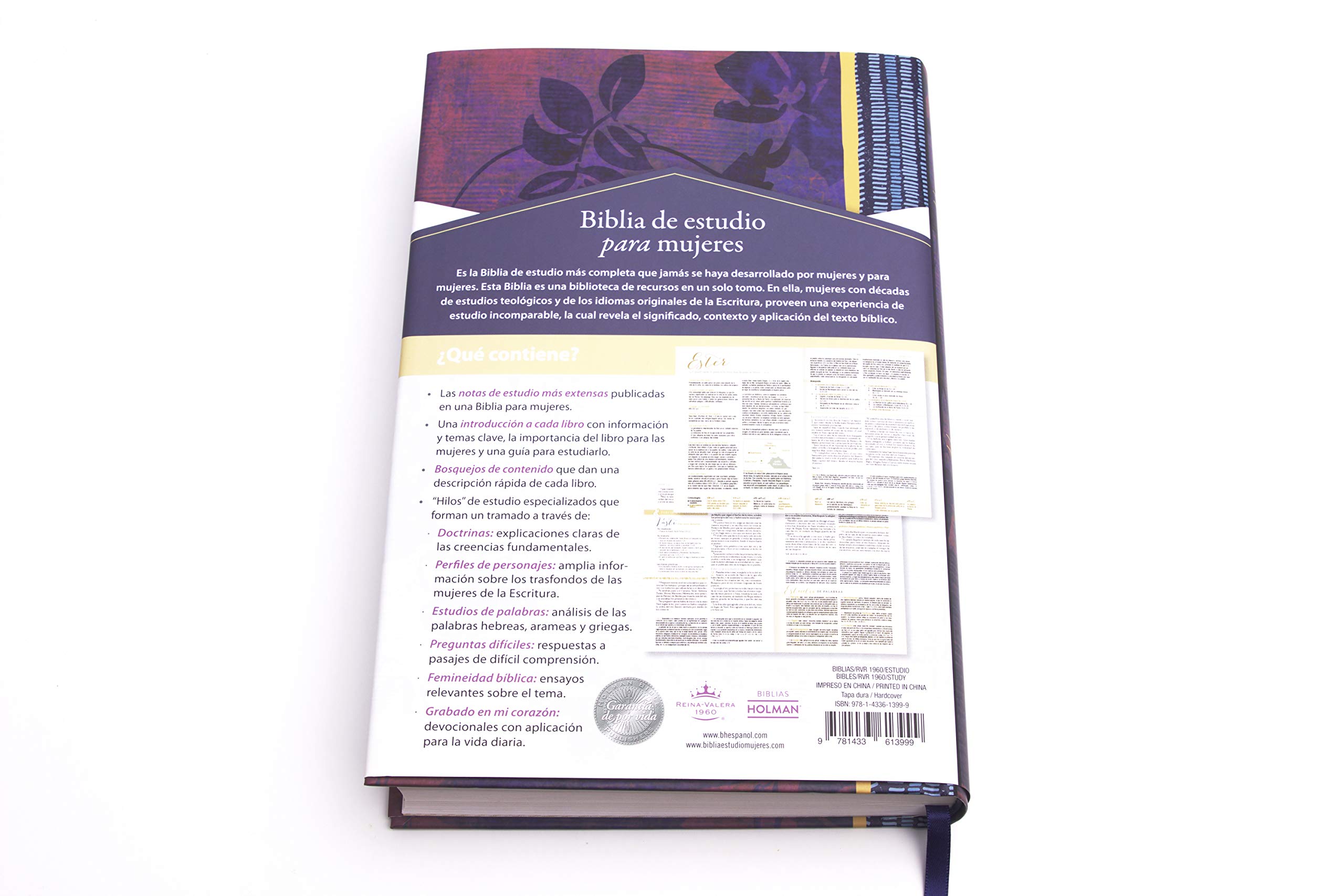 Biblia Reina Valera 1960 de Estudio para Mujeres, Tapa dura | RVR 1960 Women's Study Bible, Hardcover (Spanish Edition) — Amazon image 19