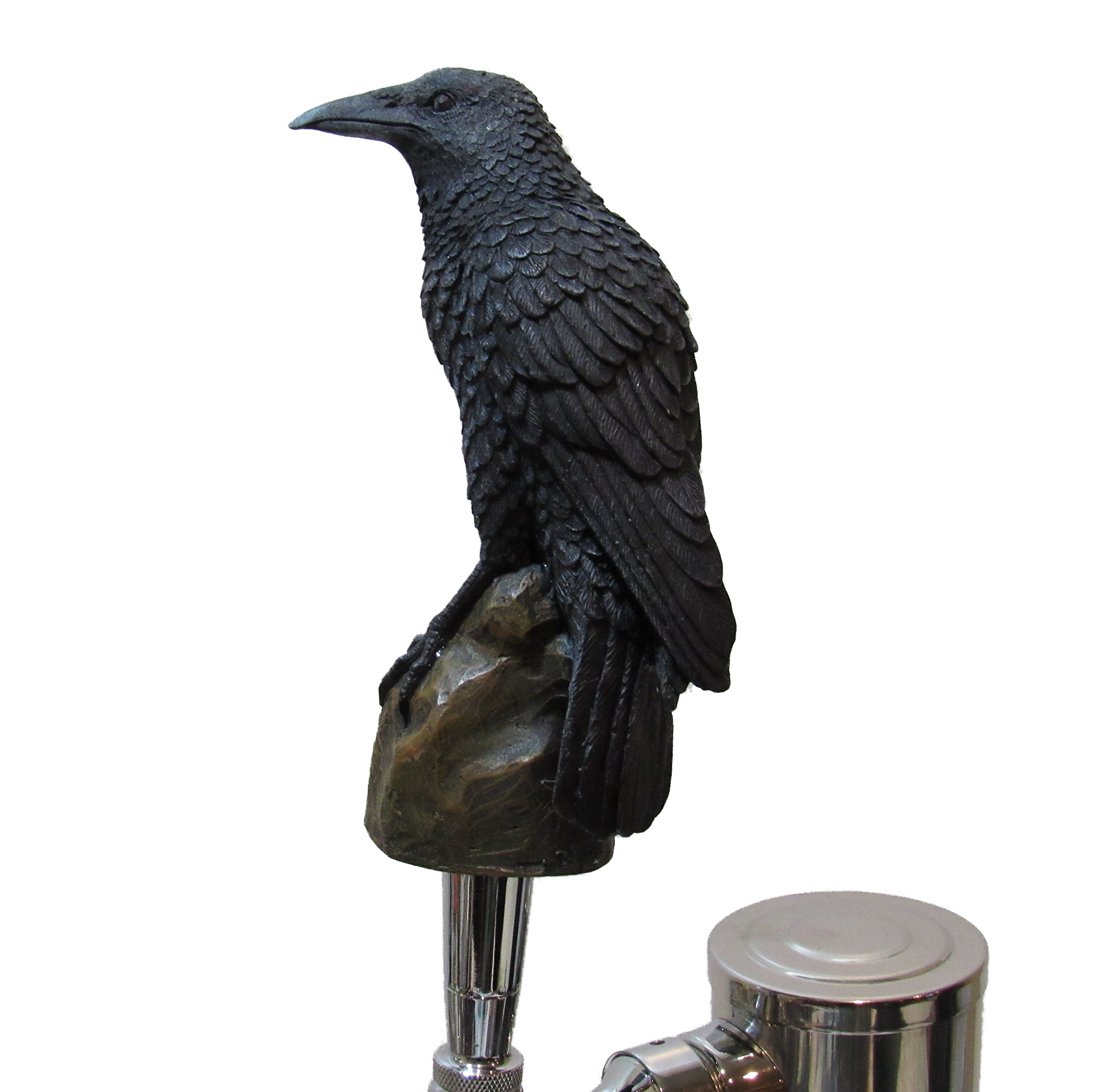 Kool Collectibles Raven Beer Tap Handle Sports Bar Kegerator Resin Breweriana Walking Dead Crow