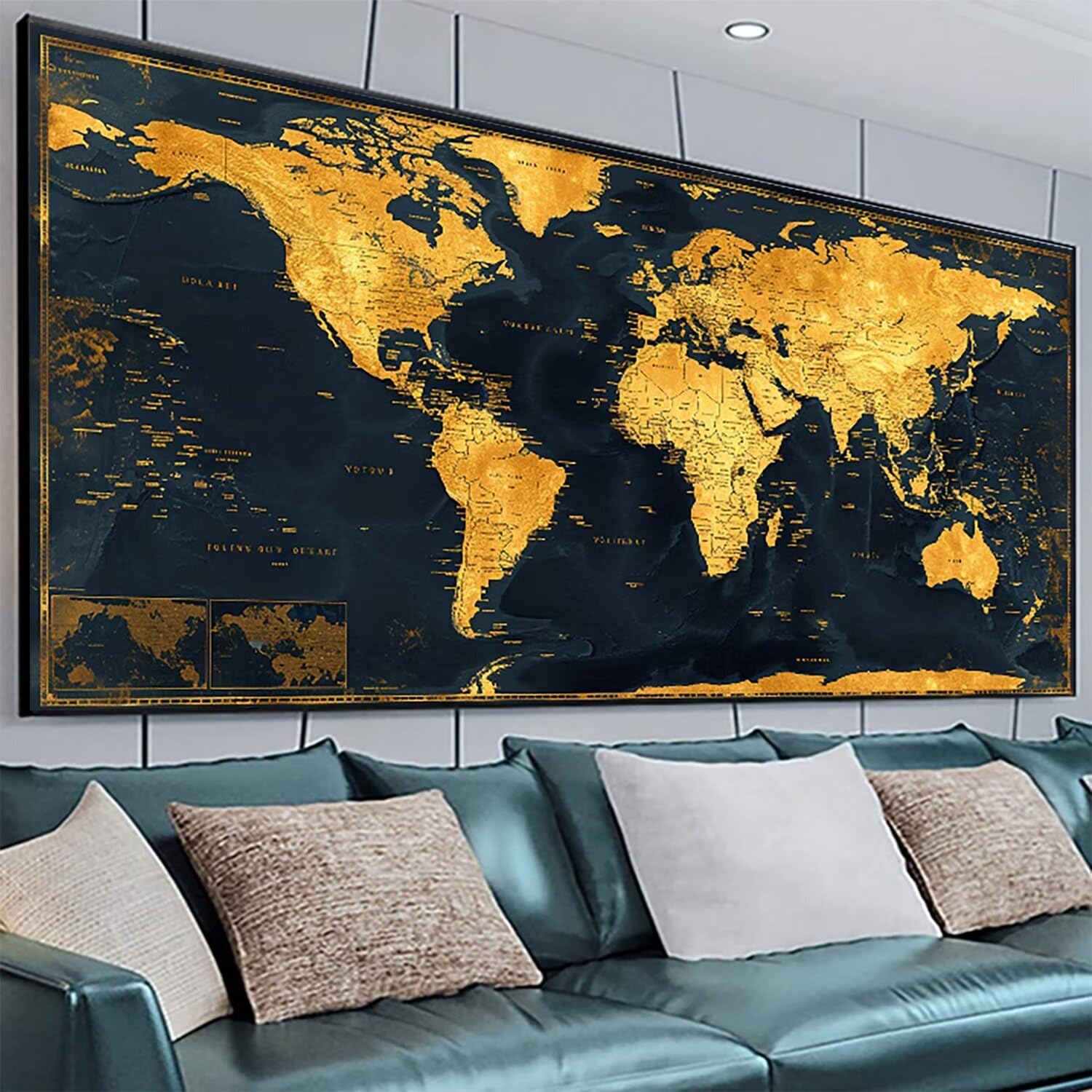 DIY 5D diamentowy obraz, mapa, zestawy artystyczne dla dorosłych, duża diamentowa mapa świata 60 x 120 cm, zestawy do malowania diamentowego, kwadratowe wiertło, klejnot, kryształ, sztuka, haft,