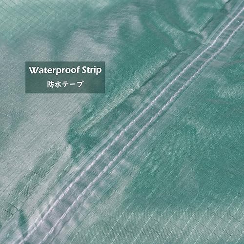 Miniatura 20 de TRIWONDER Hamaca para lluvia, mosca, lona impermeable, tienda de campaña, huella, tela de suelo, para mochileros, refugio de campamento, para 01