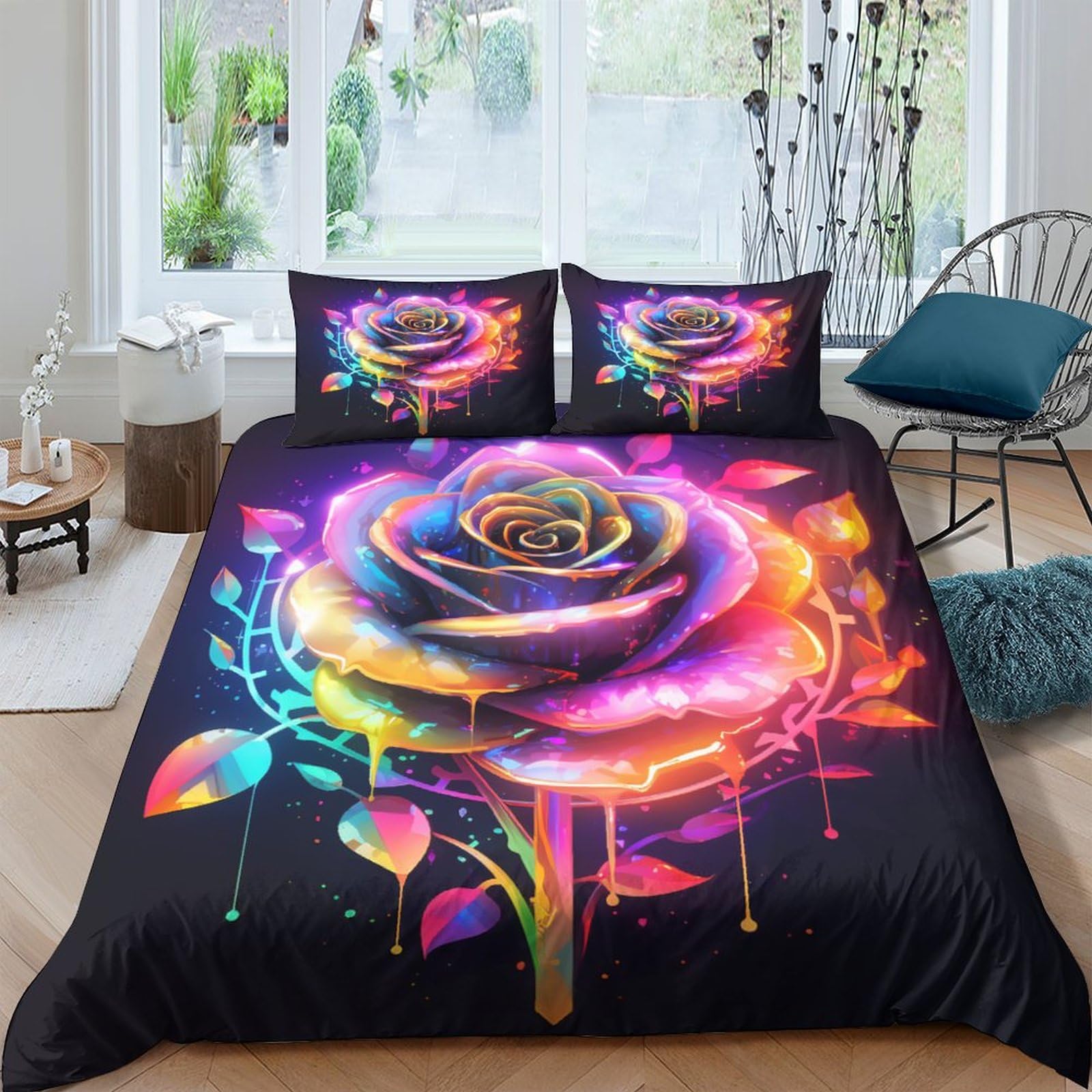Ensemble de literie rose pastel pour lit king size créez un cocon de douceur