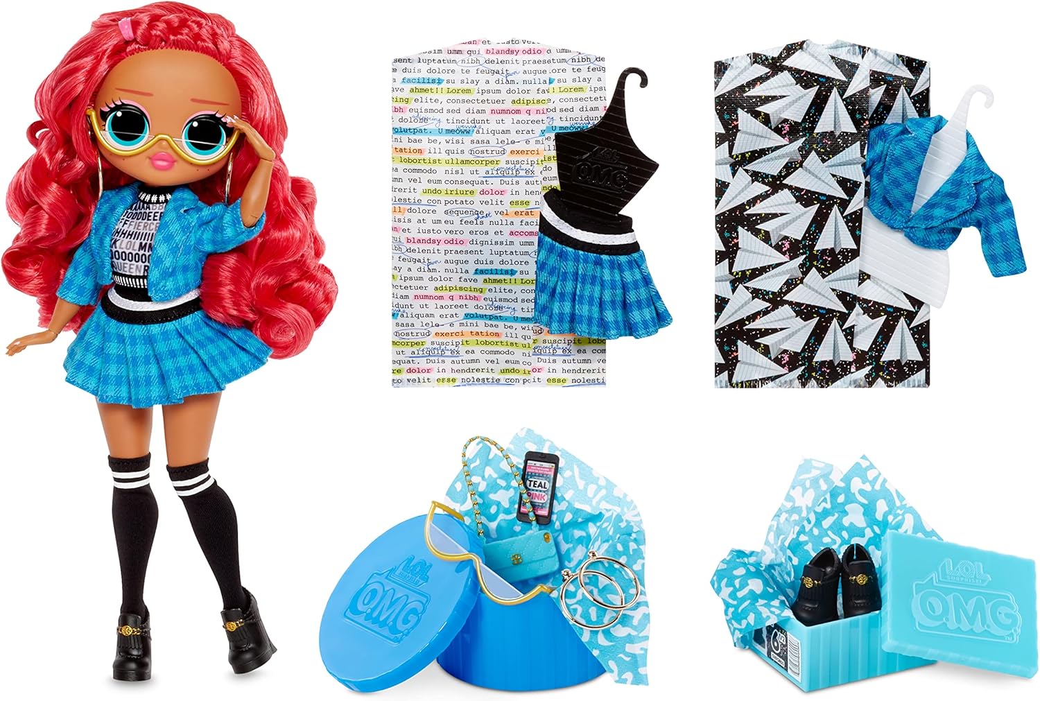 LOL Surprise OMG Da Boss Class Prez Fashion Dolls Paquete de paquetes