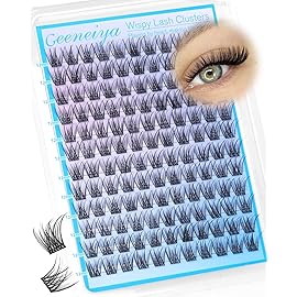 Short Lash Clusters Wispy C Curl Eyelash Clusters 12MM Individual Eyelashes Natural Cluster Eyelash Extensions Natural Looking Cluster Lashes by Geeneiya144PCS, C Curl, 12mm)
