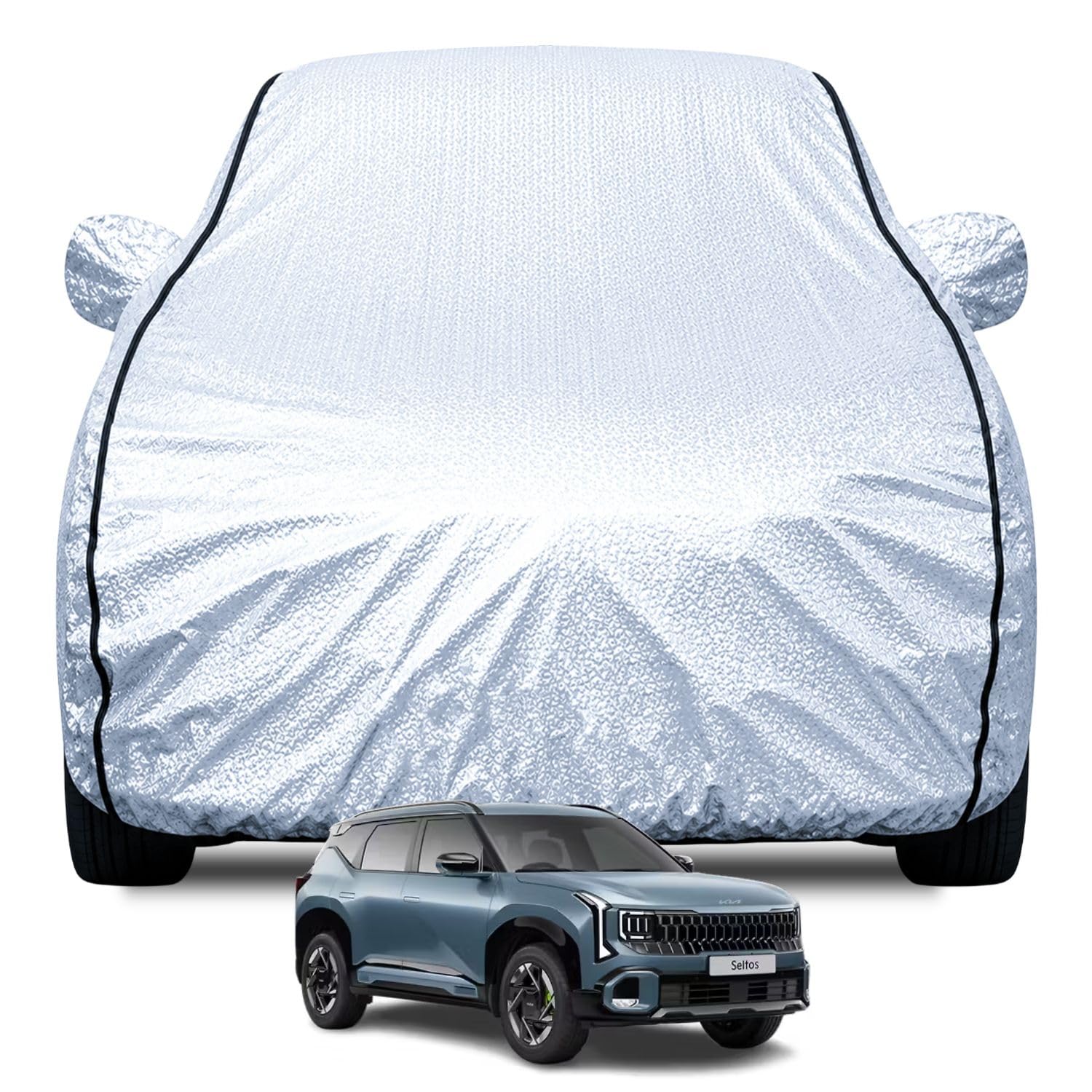 Tata Punch Car Cover - Jungle Print Waterproof -19 Tata Punch Car Cover - Jungle Print Waterproof -19