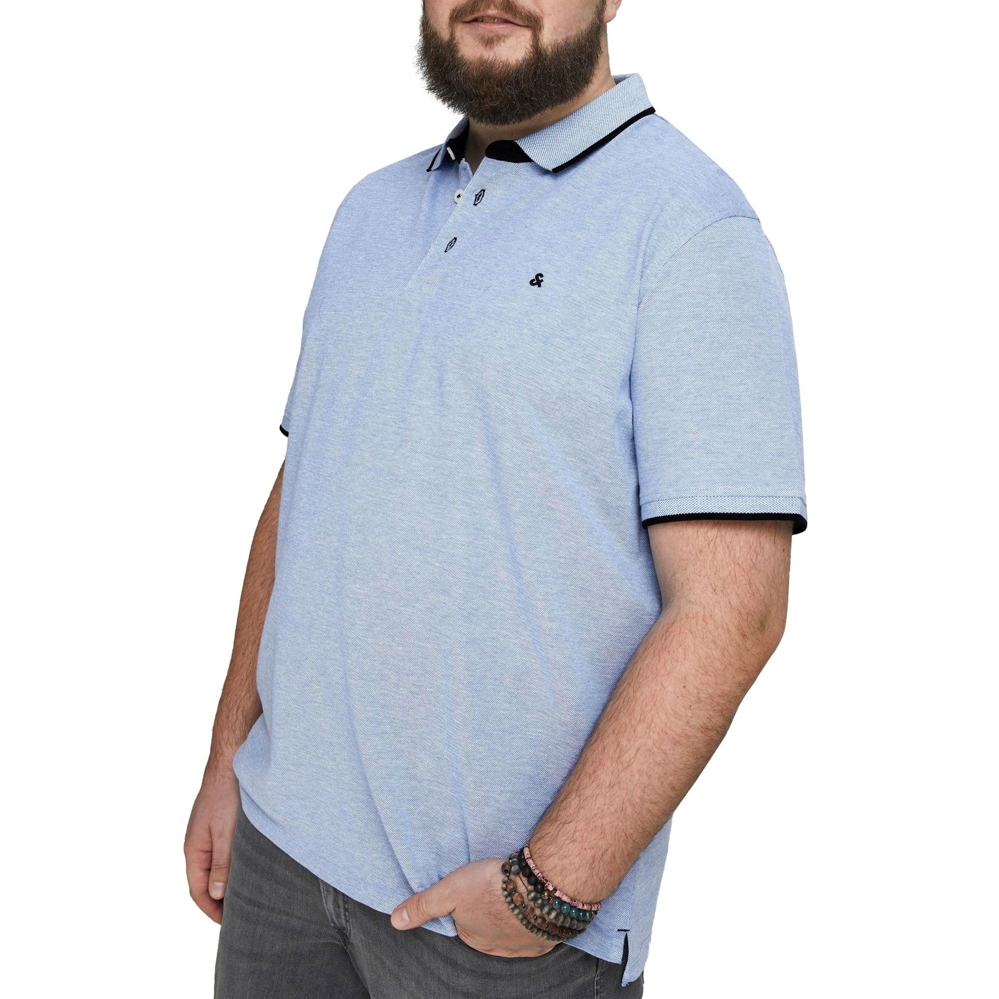 Mens Regular Fit S Shape H-3614 Polo-Shirt (pack of 1)