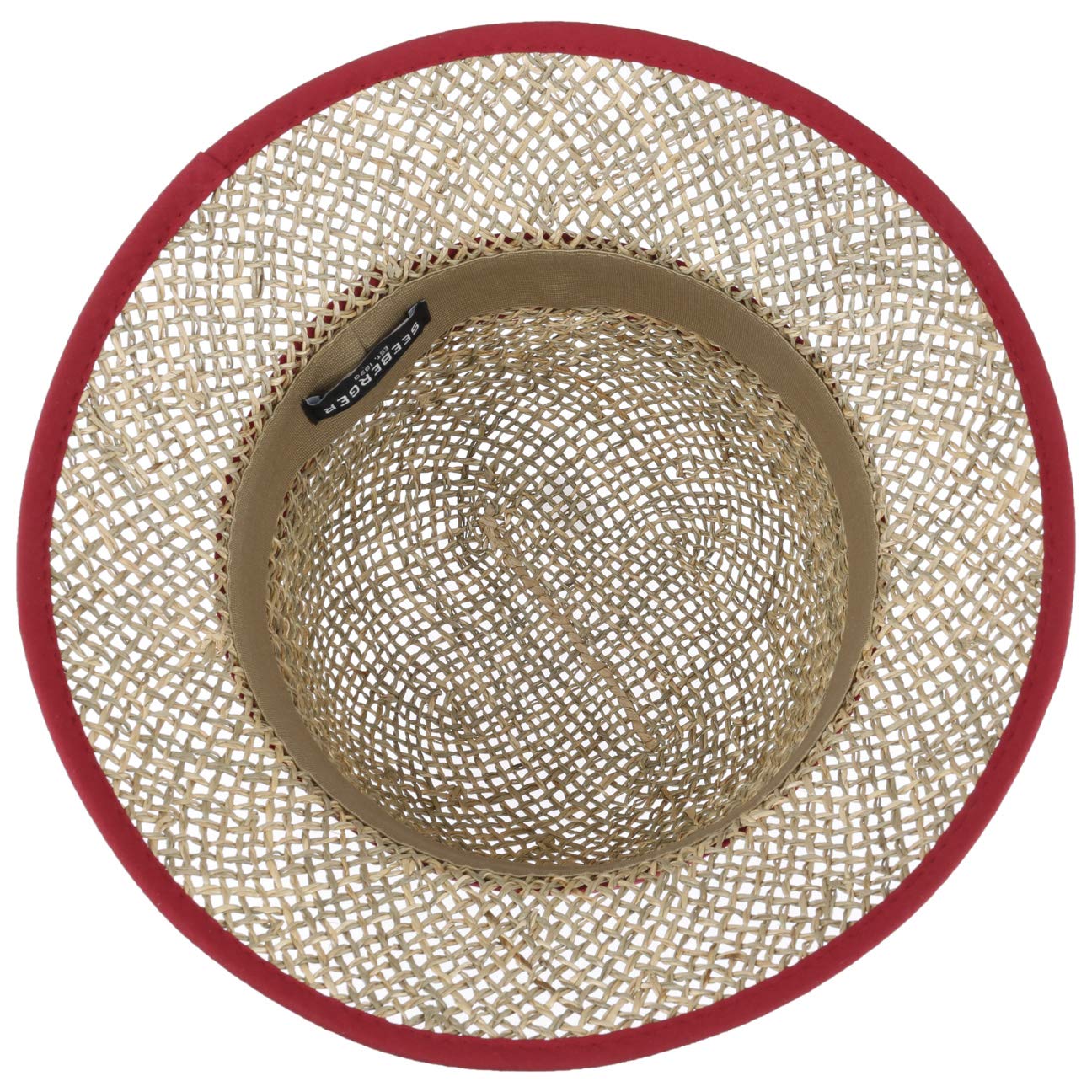 Seeberger Cloche de Paja Zostera Mujer - Sombrero Playa Sol para el jardín Verano Primavera/Verano