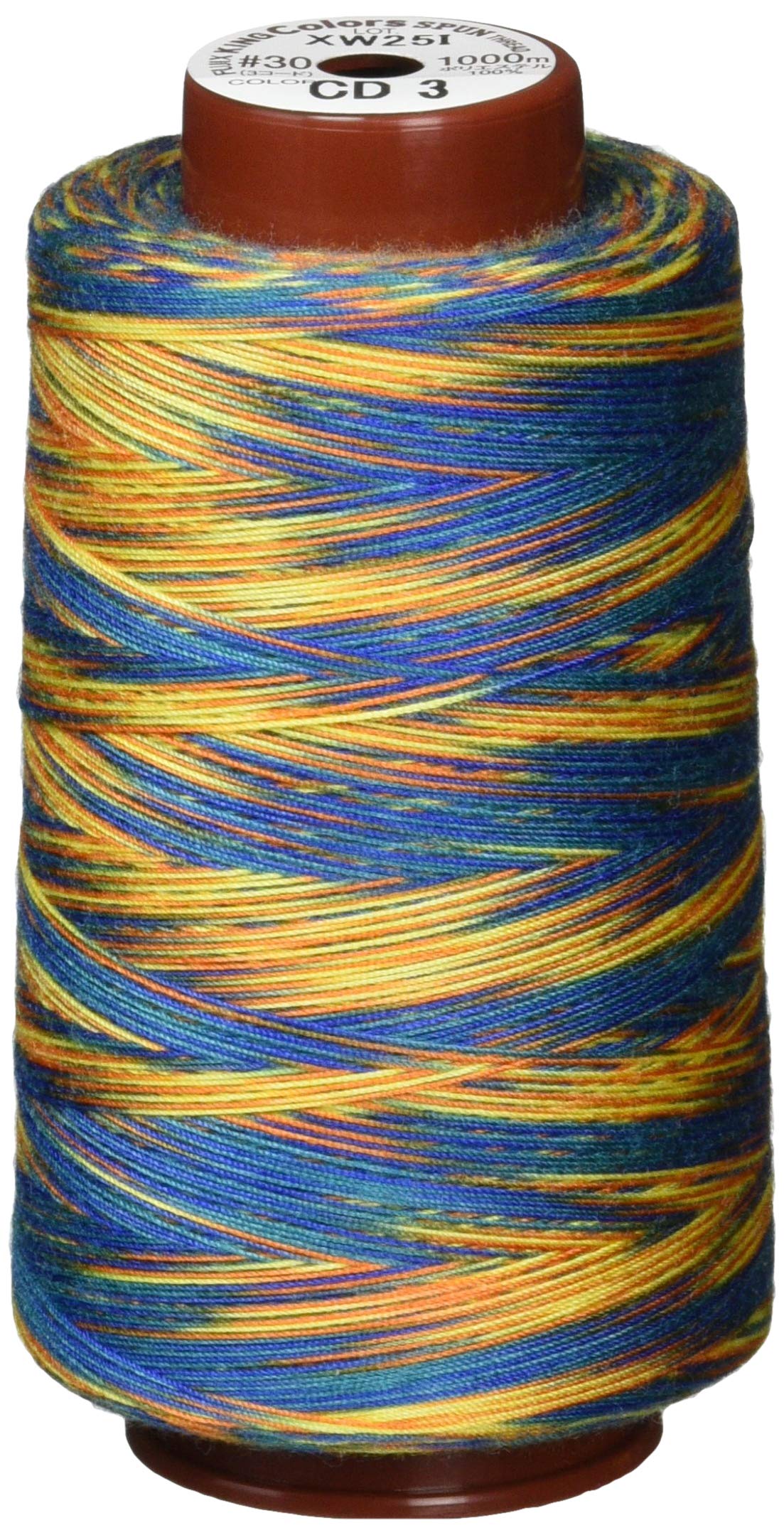 Amazon.co.jp: FUJIX FK4846-3 King Colors Spun Sewing Thread #30