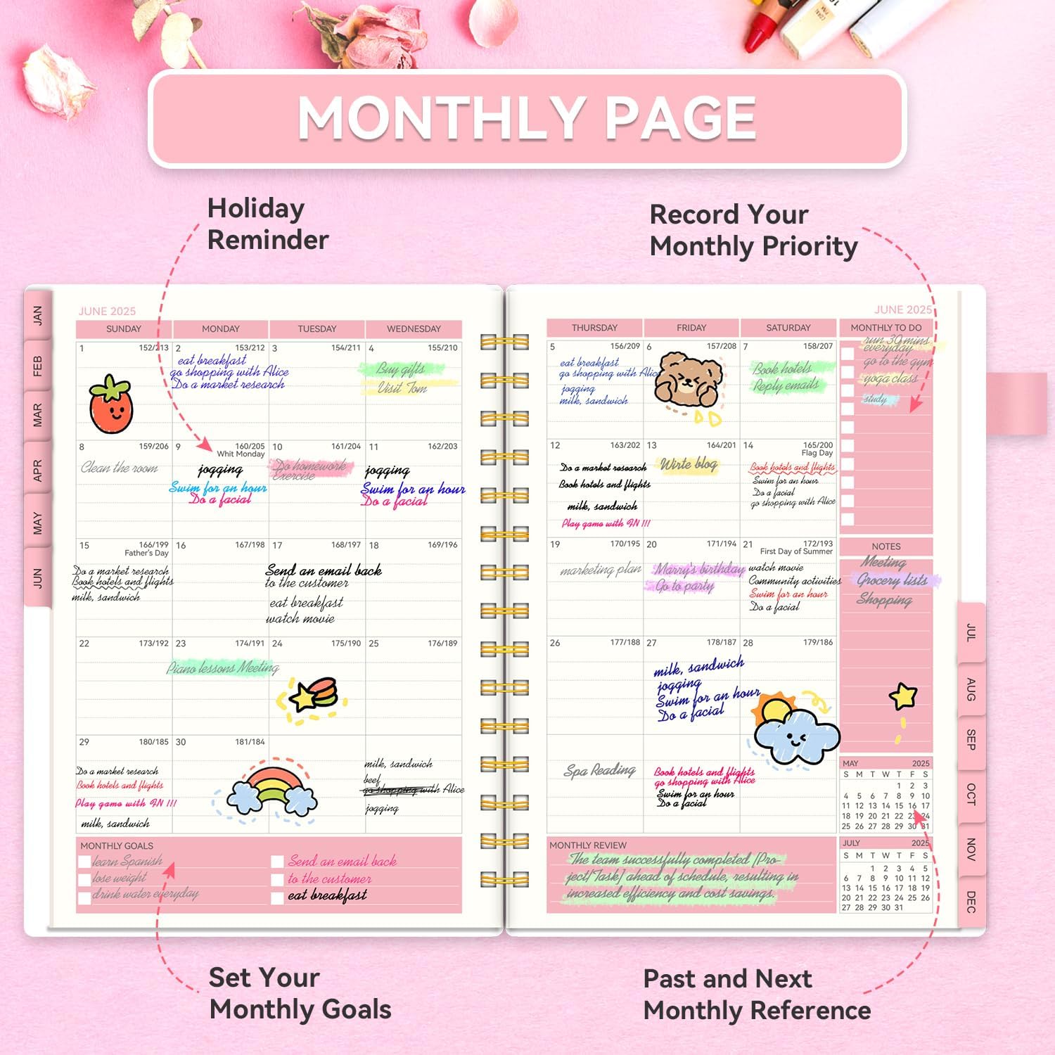 2025 Planner for Women - Weekly & Monthly