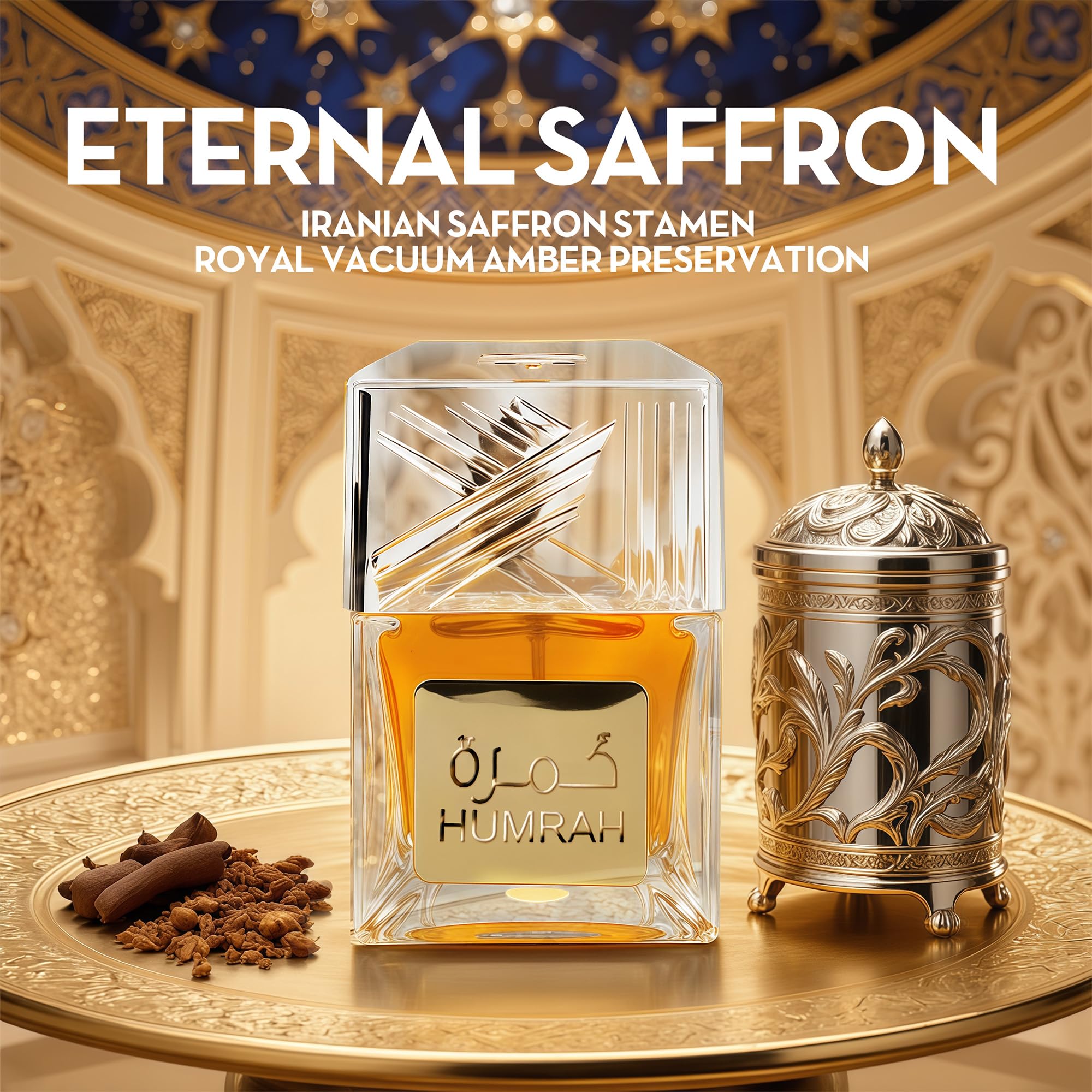 AFLUXE Humrah Unisex Perfume 100ml Eau de Parfum - Bold Spicy Amber Tobacco Scent for Women & Men