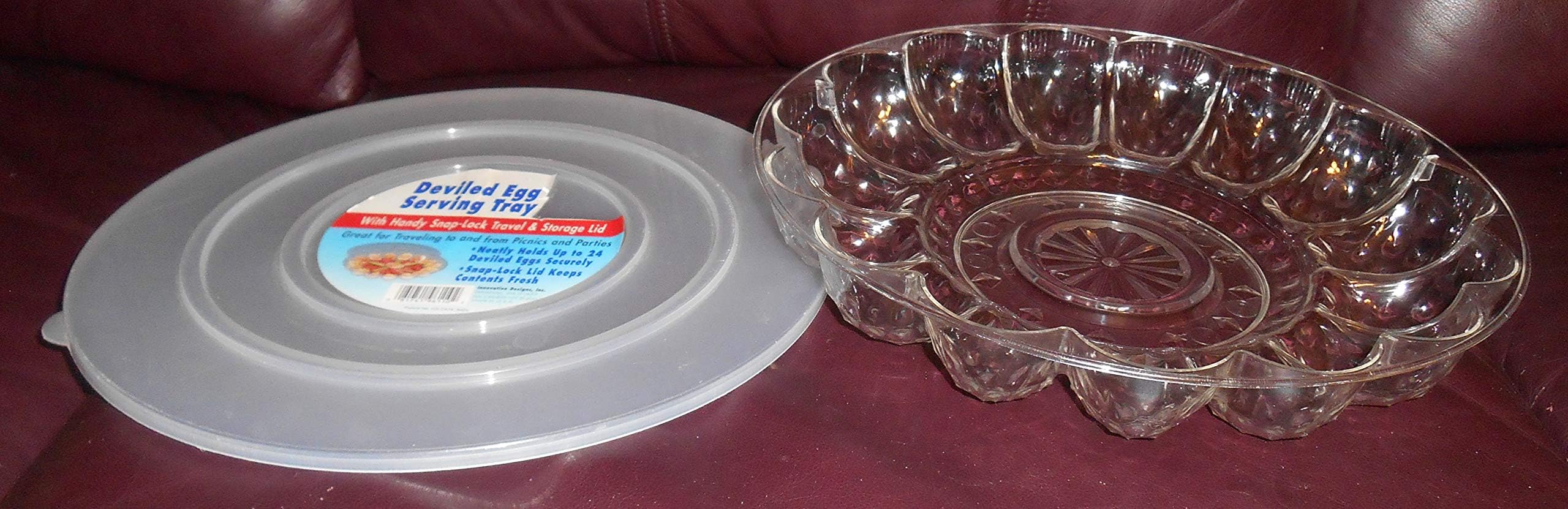 BUNZL INDIANAPOLIS ed Egg Platter with Lid