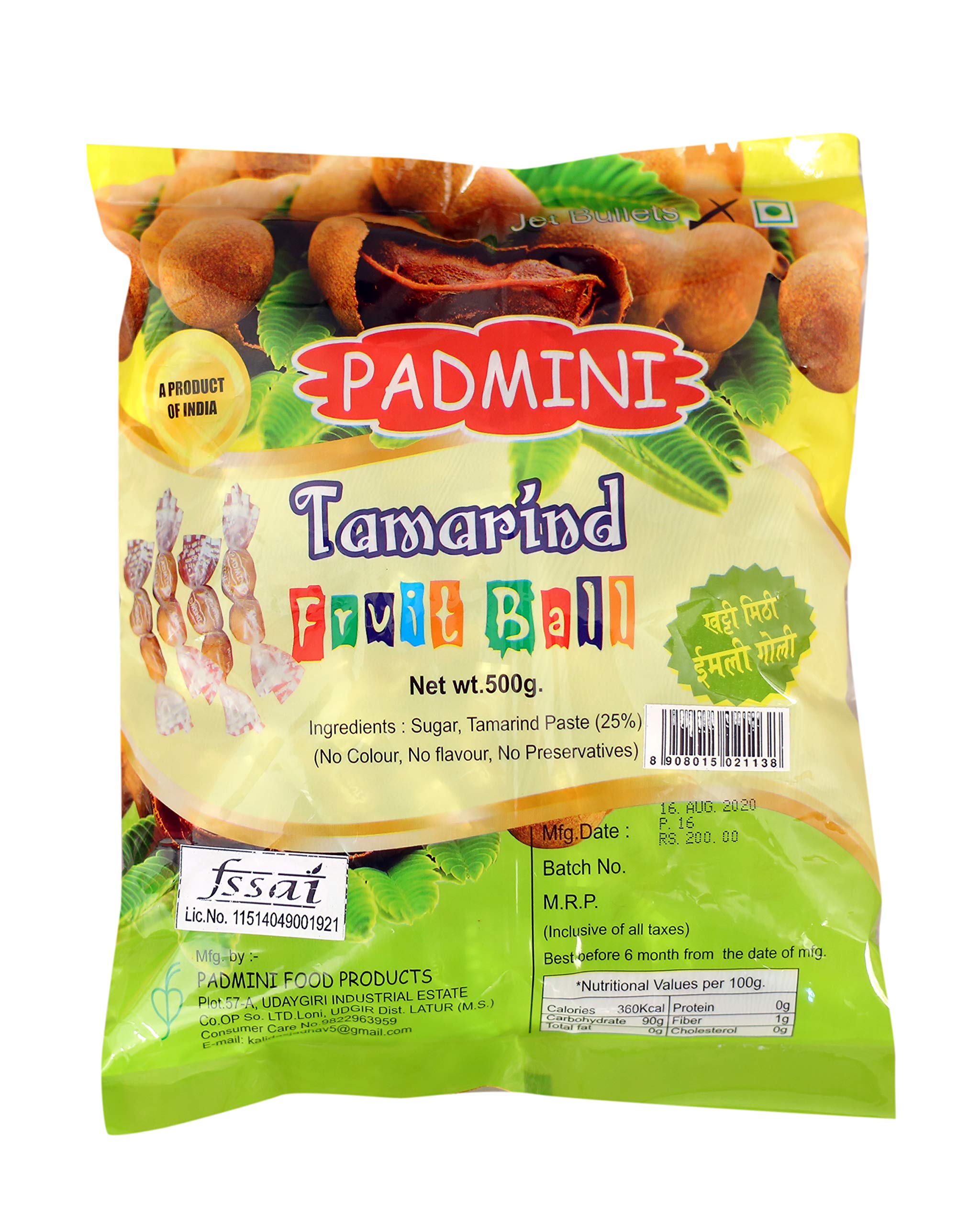 (Imli Goli) PADMINIs Tamarind Fruit Balls 500g (B08G1FP3H2) Amazon Price History, Amazon Price Tracker