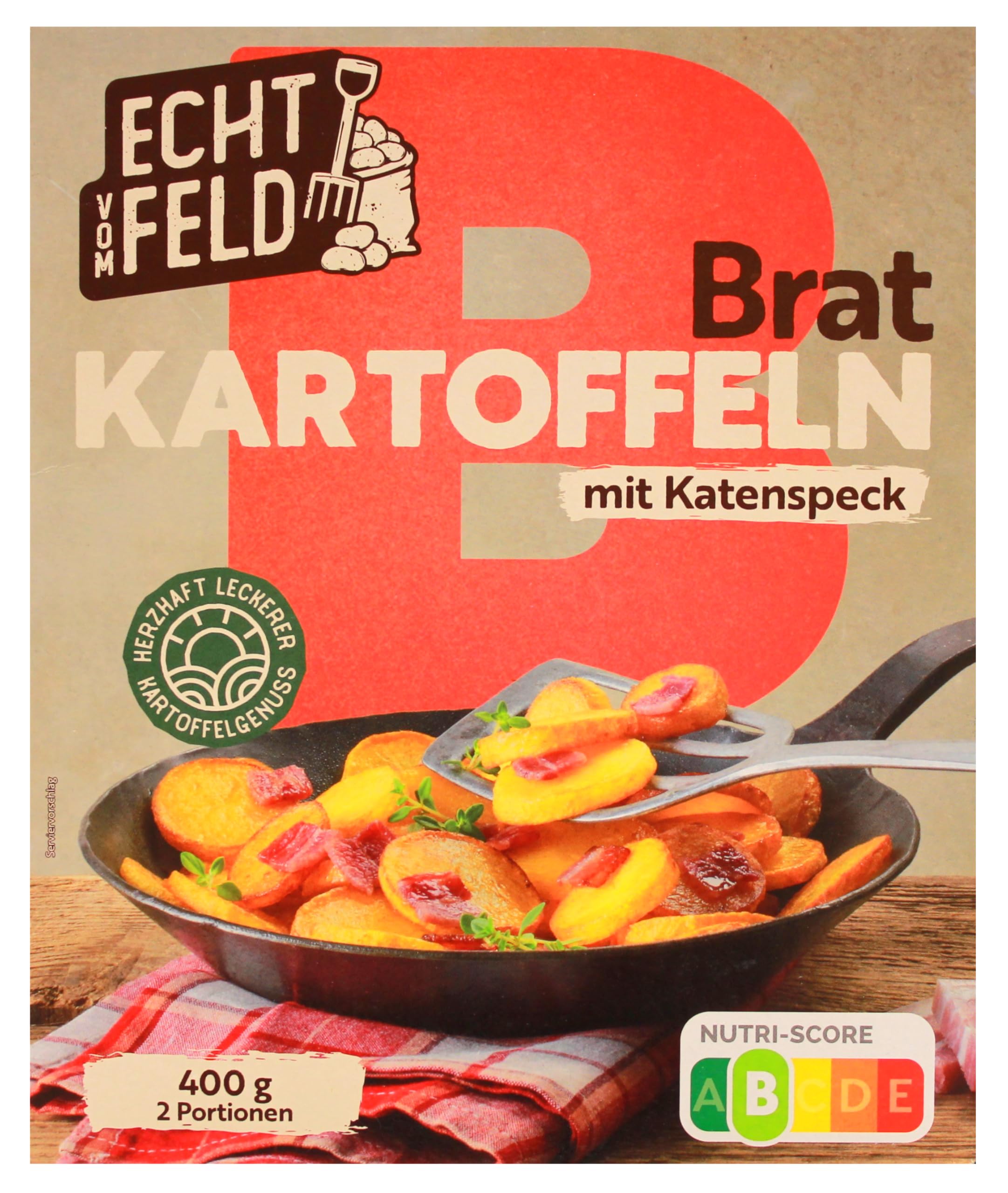 Echt vom Feld Brat-Kartoffeln mit Katenspeck, 10er Pack (10 x 400g)