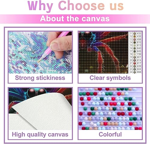 Miniatura 9 de Kits de pintura de diamantes para adultos, hazlo tú mismo, taladro redondo completo, arte de diamantes, serpientes coloridas, pintura de diamantes