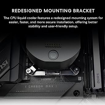Lian Li Hydroshift II 360 CL ARGB Liquid CPU Cooler - 360mm AIO - 3.4 IPS LCD Square Screen - Daisy-Chain - Low-Noise - Intel LGA 1851/1700, AMD AM5/AM4-3X CL120 ARGB Fans - White (HS2LCDS36CW)