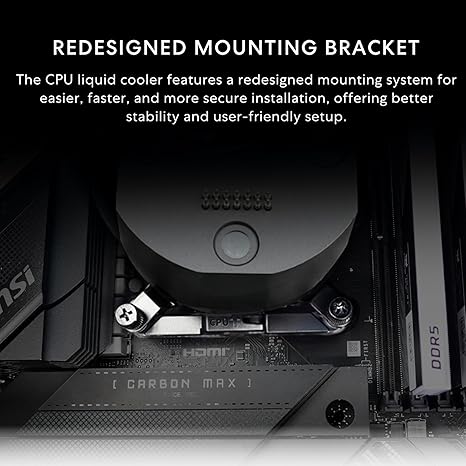 Lian Li Hydroshift II 360 CL ARGB Liquid CPU Cooler - 360mm AIO - 3.4 IPS LCD Square Screen - Daisy-Chain - Low-Noise - Intel LGA 1851/1700, AMD AM5/AM4-3X CL120 ARGB Fans - White (HS2LCDS36CW)