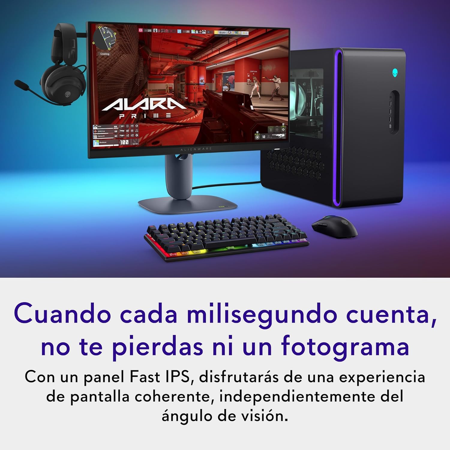Alienware 25 Monitor Gaming – AW2525HM, Full HD (1920×1080), 320Hz, Fast IPS, 0.5ms, NVIDIA G-Sync Compatible, AMD FreeSync Premium, DisplayPort, 2 HDMI, 3 USB, 3 Años de Garantía 5