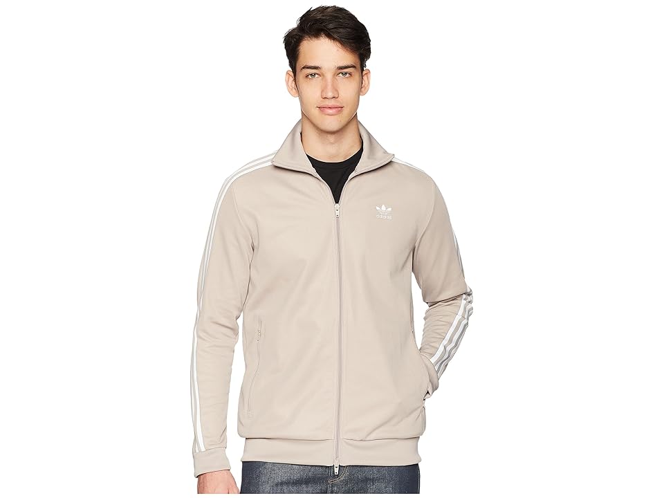 

adidas Originals Franz Beckenbauer Track Top (Vapour Grey) Men's Long Sleeve Pullover
