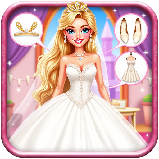 Hochzeitskleid - Mädchenspiele: Brautkleid Design & Makeover Spiel
