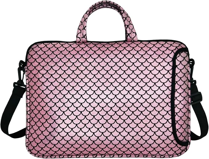 Bolso para portátil de 17.3 pulgadas en neopreno rosa miniatura 3