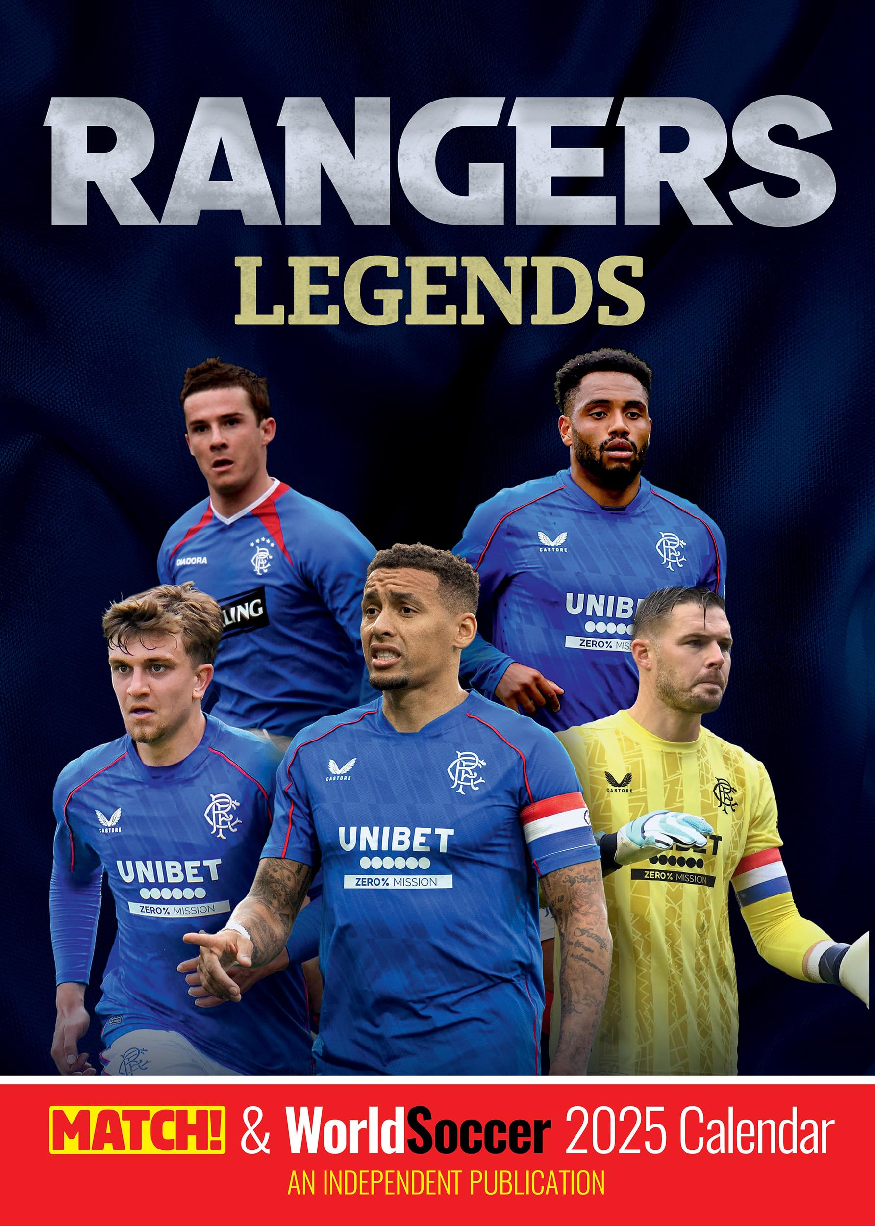 Ranger Legends Official 2025 A3 Wall Calendar