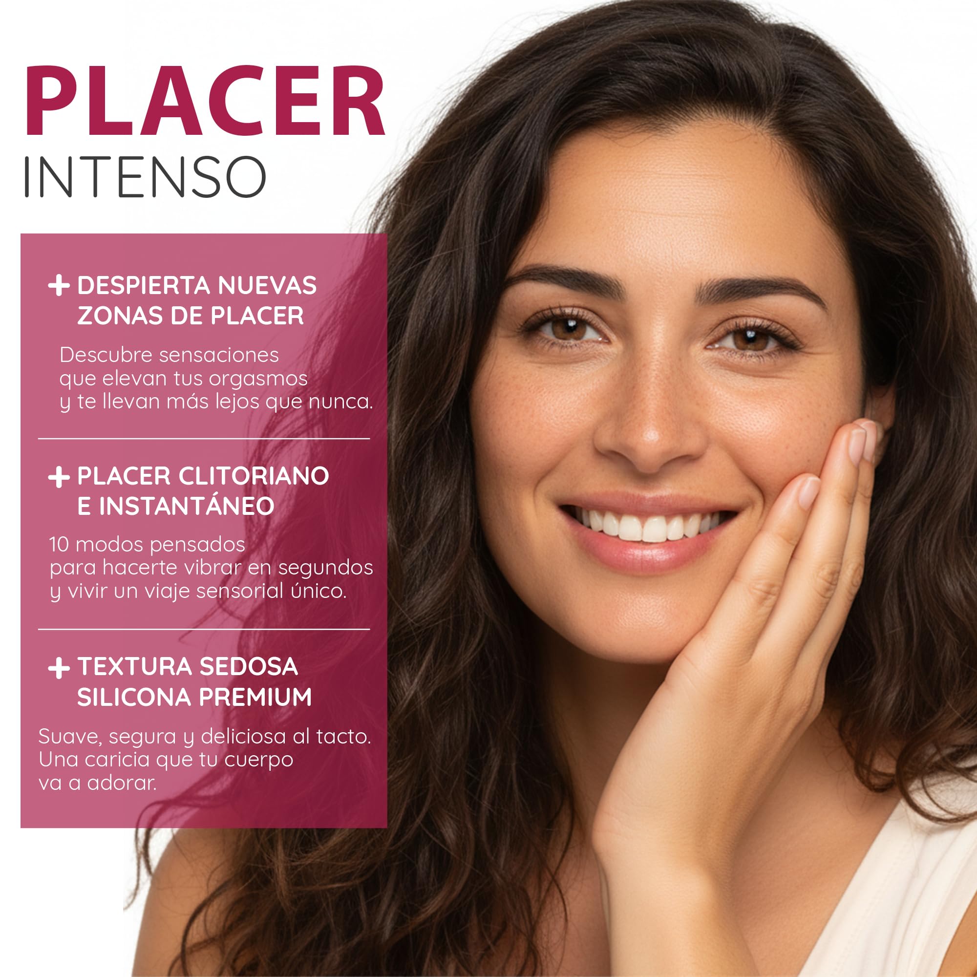 Succionador de Clítoris y Vibrador Mujer – 10 Modos de Succión, Juguetes Eróticos Femeninos Impermeables de Silicona Premium, Recargable USB – Estimulador Íntimo para Placer Absoluto (Rosa Empolvado)