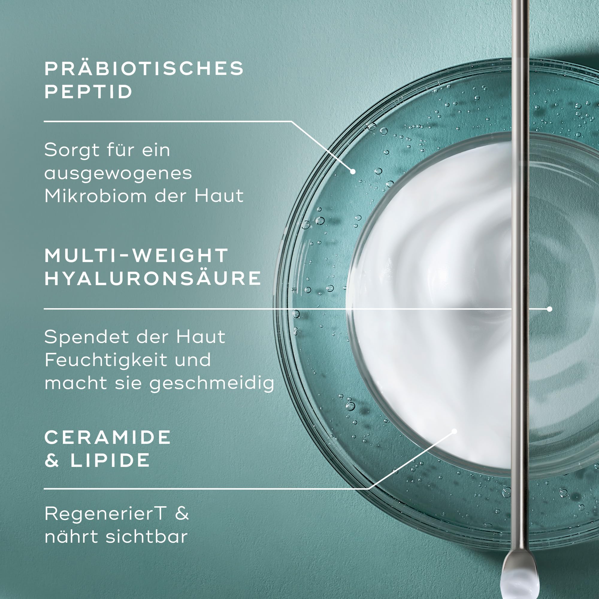 Medik8 Total Moisture Daily Facial Cream, Feuchtigkeitscreme, 50 ml Refill | Mehrschichtige Feuchtigkeitspflege, Tag & Nacht, H.E.O. & präbiotische Peptiden, 100 Std. Feuchtigkeit, für die Hautbarriere
