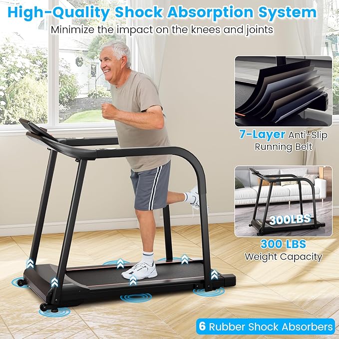 Caminadora Eléctrica Plegable 2.5 hp Negro miniatura 3