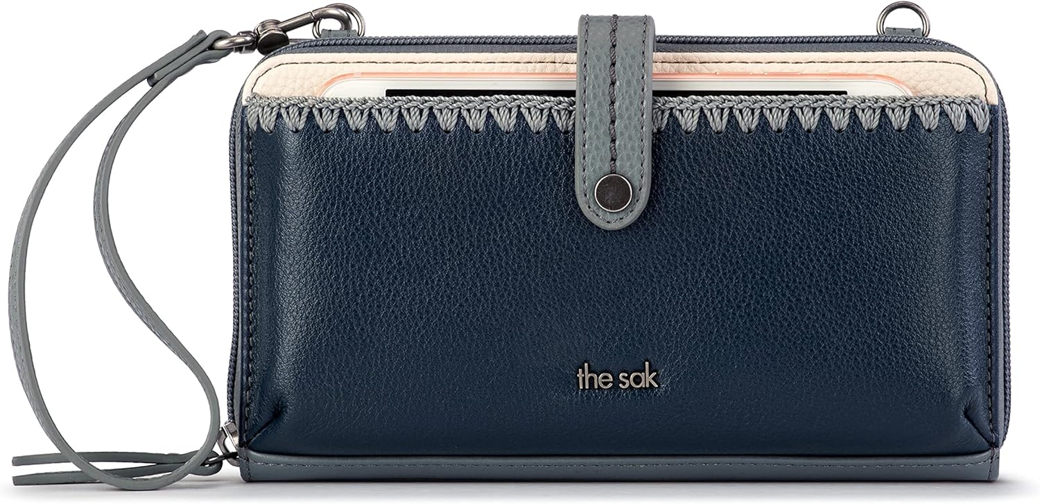 The Sak Iris Smartphone Crossbody Purse – Women’s Cellphone Bag & Wallet For Everyday – Convertible Wristlet With Zipper The Sak Iris Smartphone Crossbody Purse – Women’s Cellphone Bag & Wallet For Everyday – Convertible Wristlet With Zipper