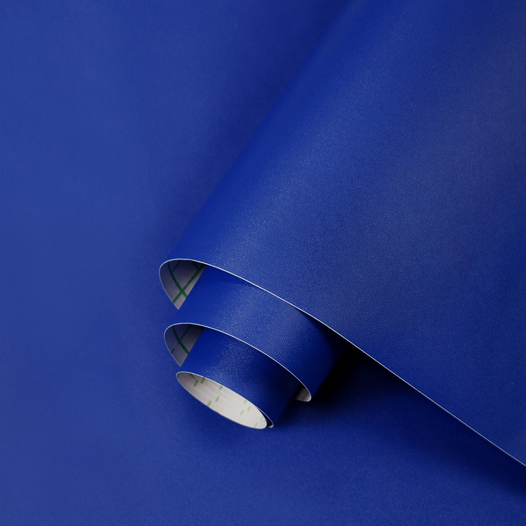 ICYEHAO Self Adhesive Wallpaper Blue, 40 x 1000cm Peel and Stick Wallpaper Blue Vinyl Wrap Roll Self Adhesive Furniture Wrap for Living Room,Bathroom,Cabinets,Kitchen