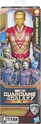 Miniatura 4 de Marvel Guardianes de la galaxia Vol. 3 Titan Hero Series Adam Warlock figura de acción, figura de acción de 11 pulgadas, juguetes de superhéroes