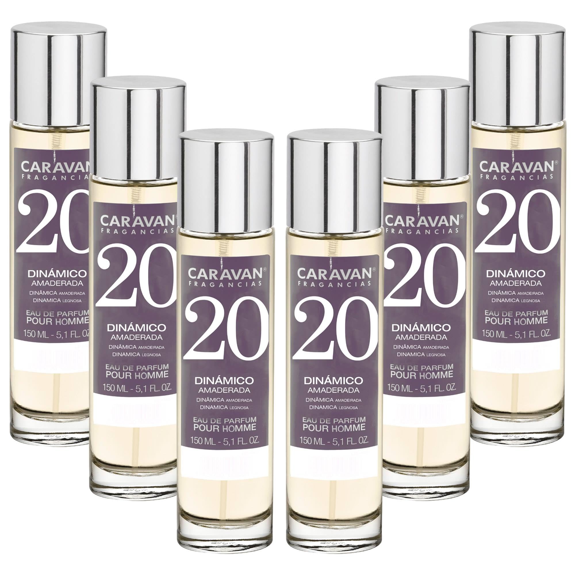 Set de 6x 150ml Caravan perfume de hombre Nº20