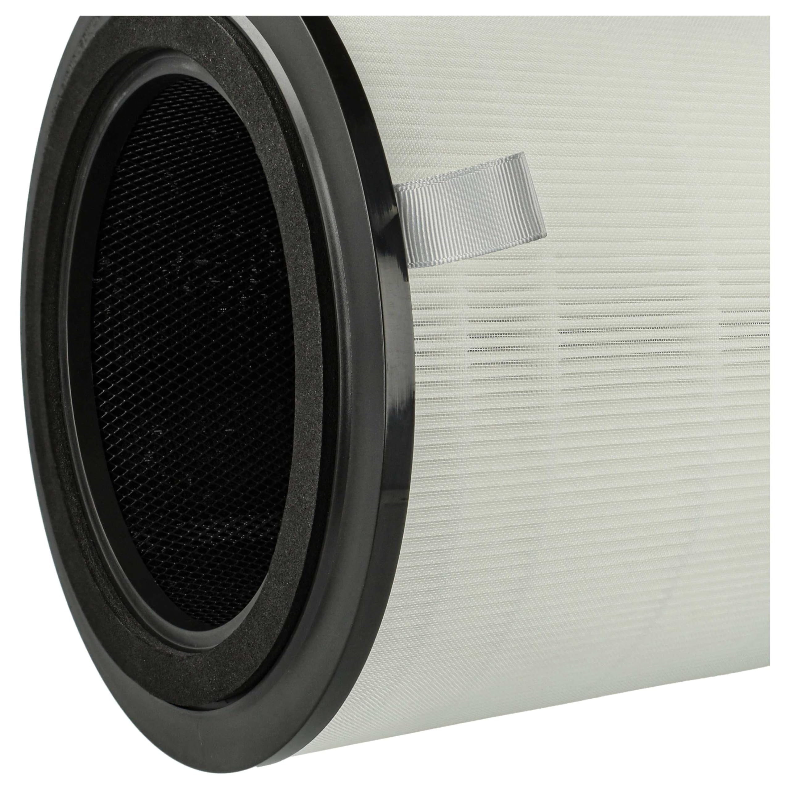 vhbw 2 x filtr z węglem aktywnym zastępuje Philips AC2939, FY2180/30 oczyszczacz powietrza - filtr powietrza czarny/biały