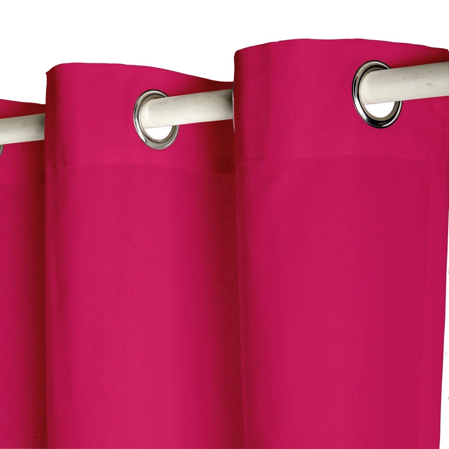 TODAY 257348 Polyester Blackout Curtain - 140 x 260 cm, Cotton, Canon de fusil/Gris Anthracite, 140x250 cm - Image 2