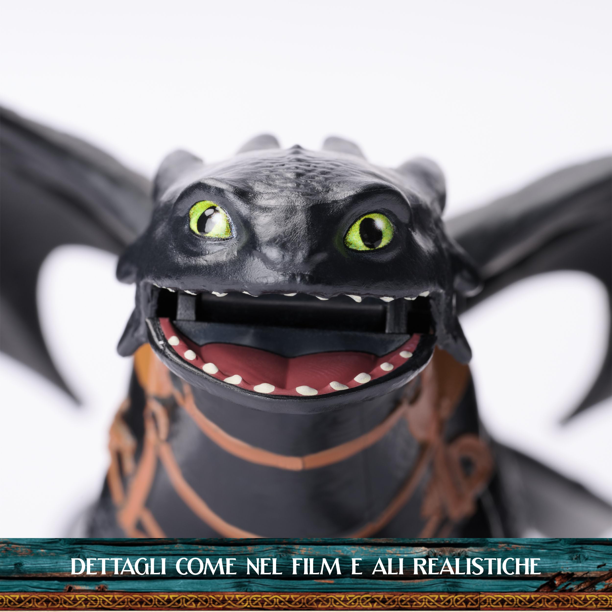 DreamWorks Dragons, Dragon Trainer, Sdentato e Hiccup, Drago e Vichingo, Giocattoli per Bambini, 4+ Anni