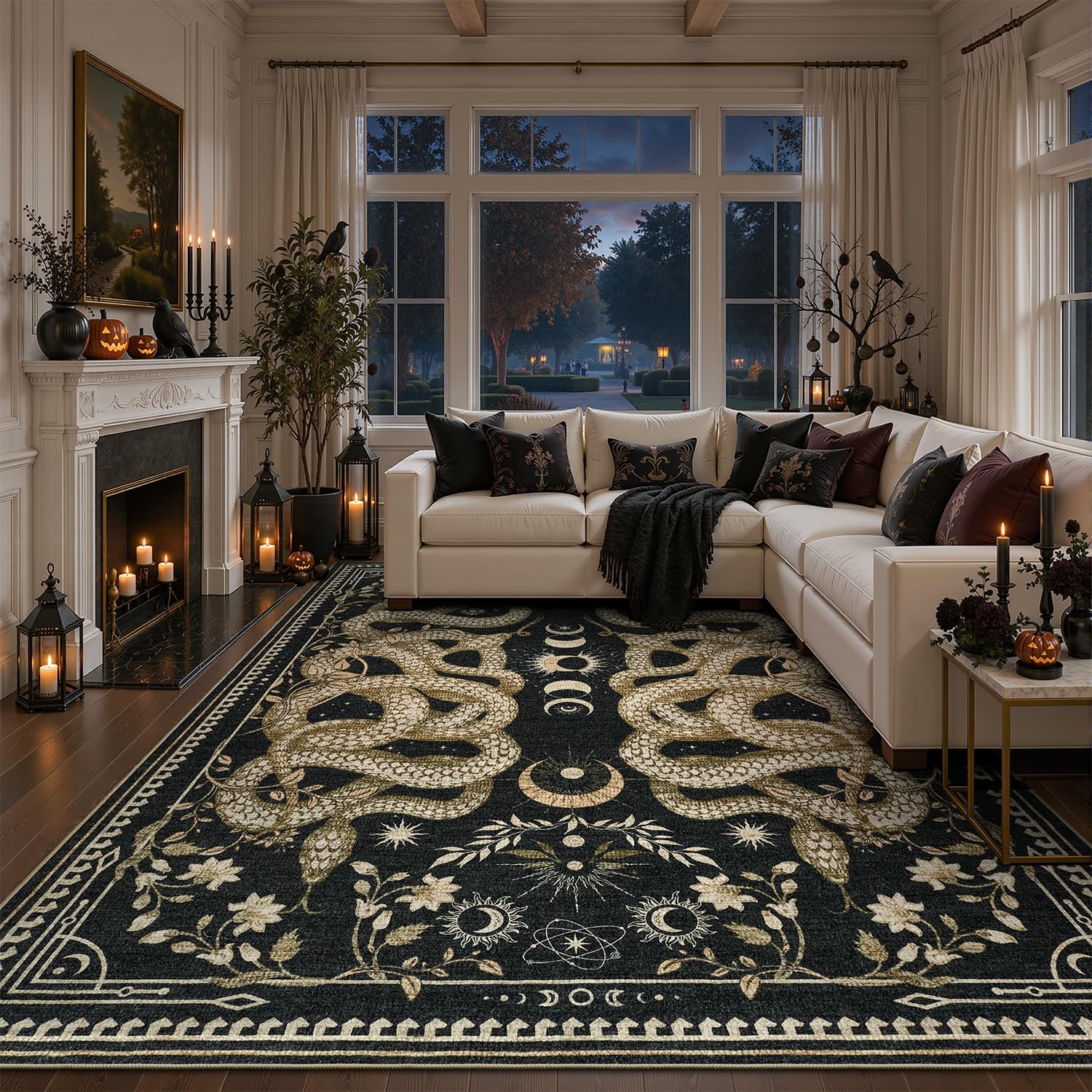 Photo 1 of DCX 8x10 Washable Snake Rug