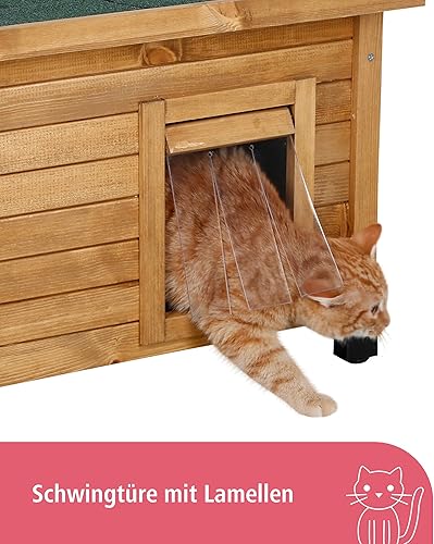 Miniatura 4 de Kerbl Rustica - Casa para gatos, 22.4 x 17.7 x 16.9 in