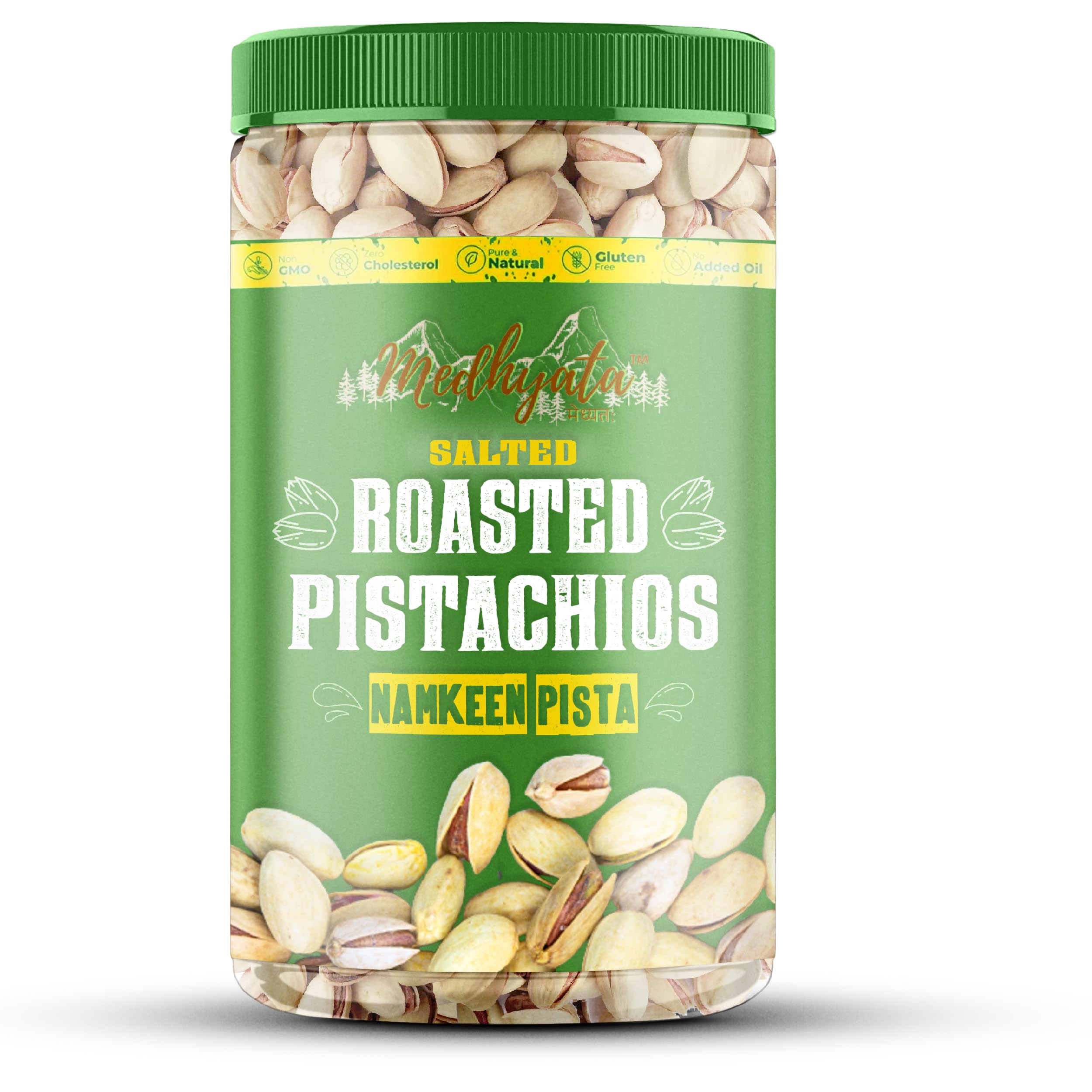 Medhyata Premium Roasted Salted Pistachios |500g | Healthy Dry Fruit Snack (B0CFXTT3PN) Amazon Price History, Amazon Price Tracker