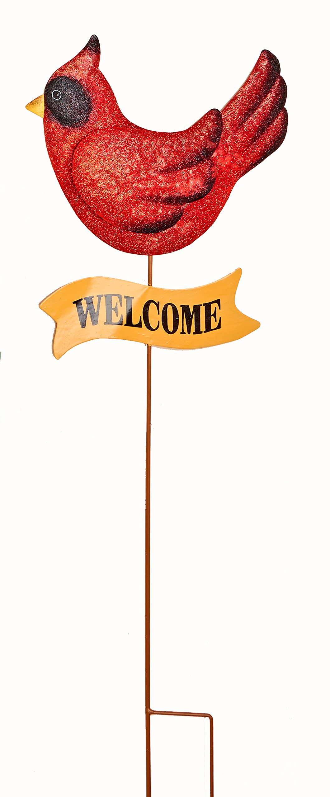 Worth Imports 37" Metal Cardinal Stake