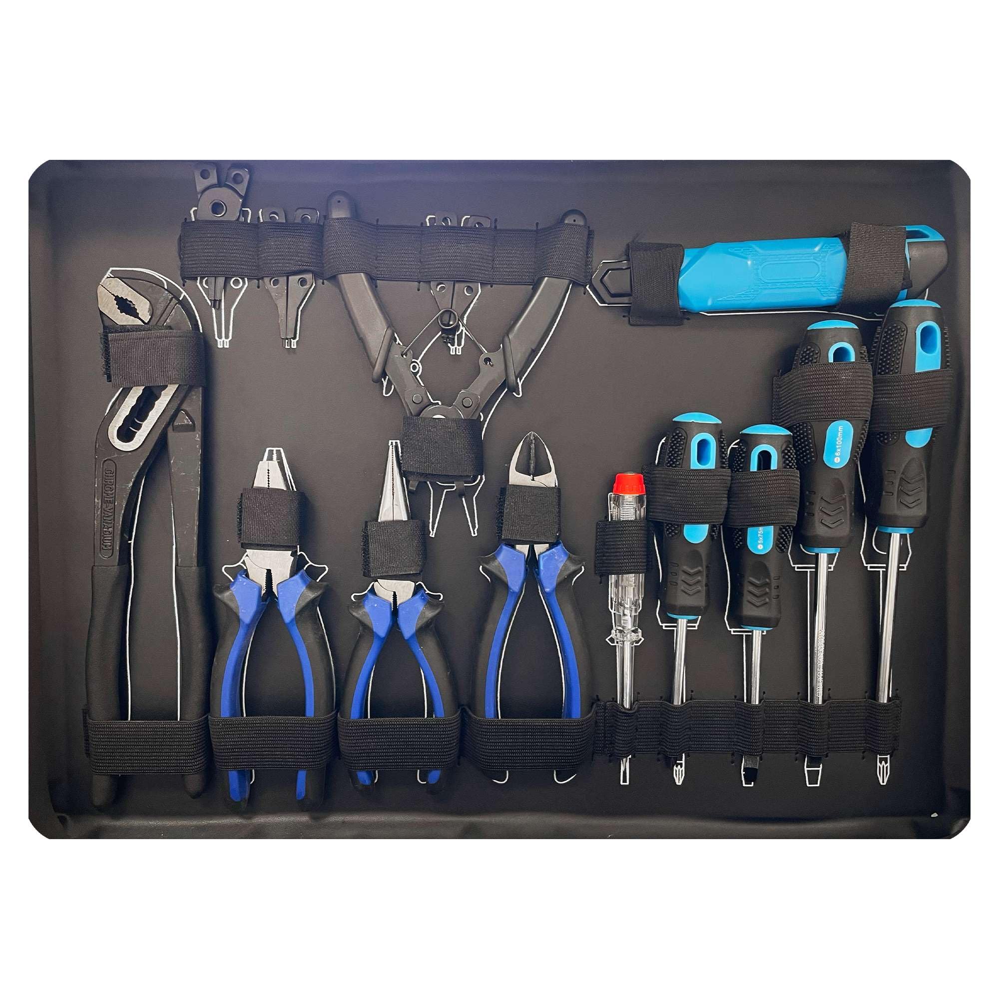 Valigia Portautensili con 176 Utensili Professionali ENG PRO - FI 90 V127