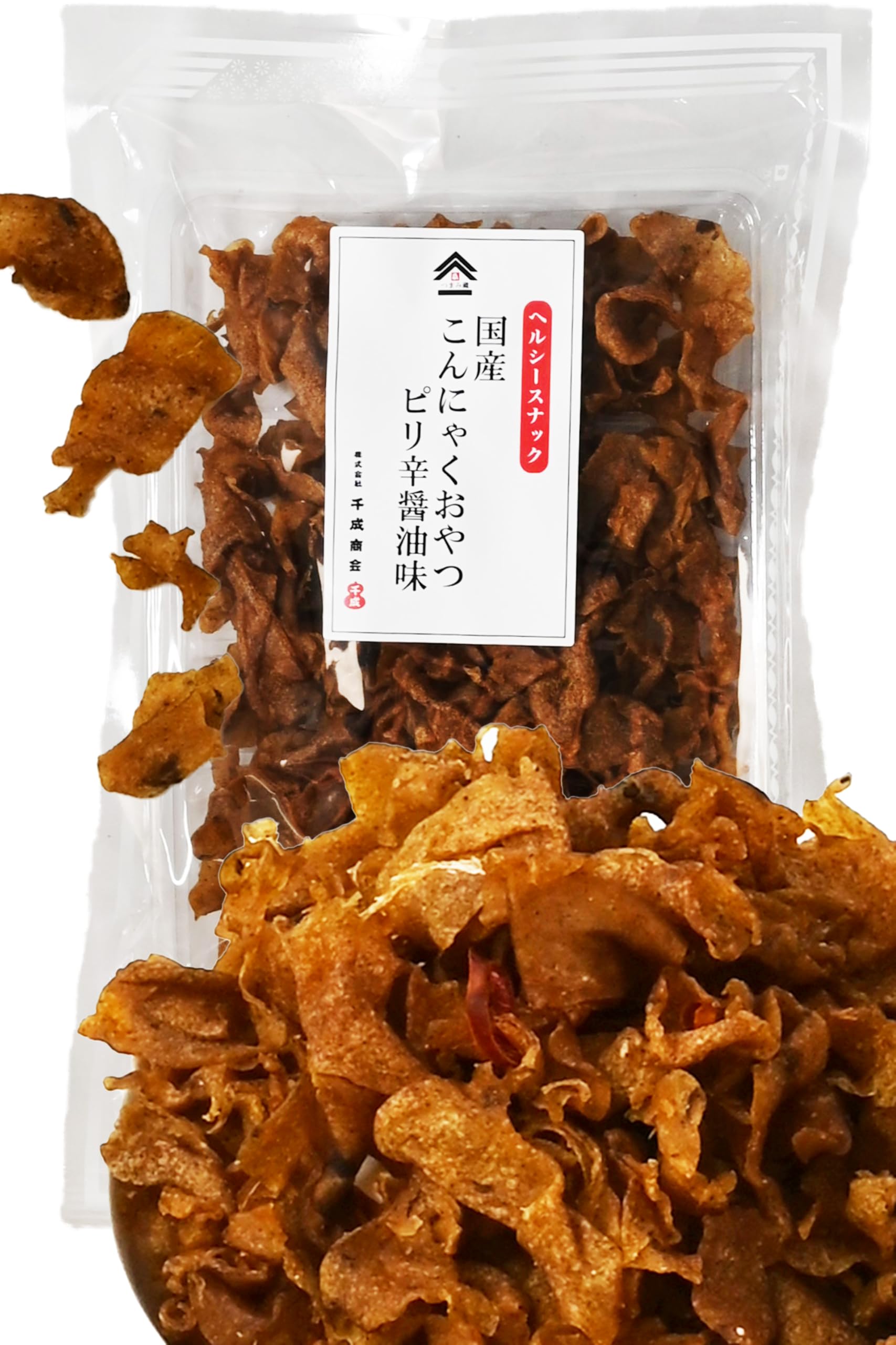 おやつ Amazon | [ つまみ蔵 公式 ] 国産 こんにゃくおやつ ピリ辛醤油味90g