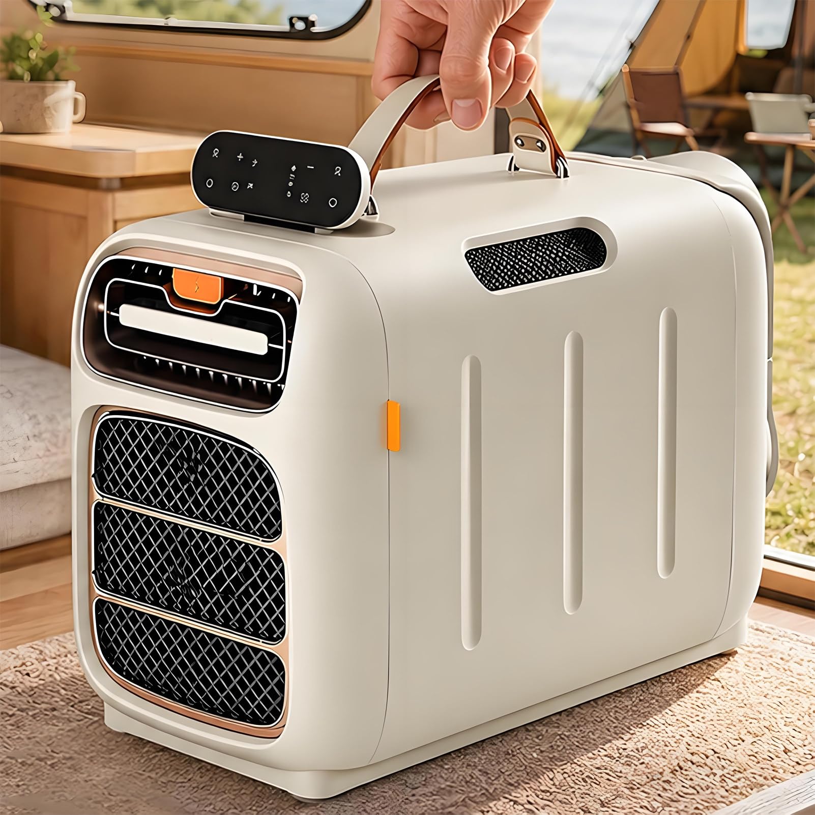 Aire Acondicionado portatil con Bomba de Calor,Aire Acondicionado Camping Heatingandcooling