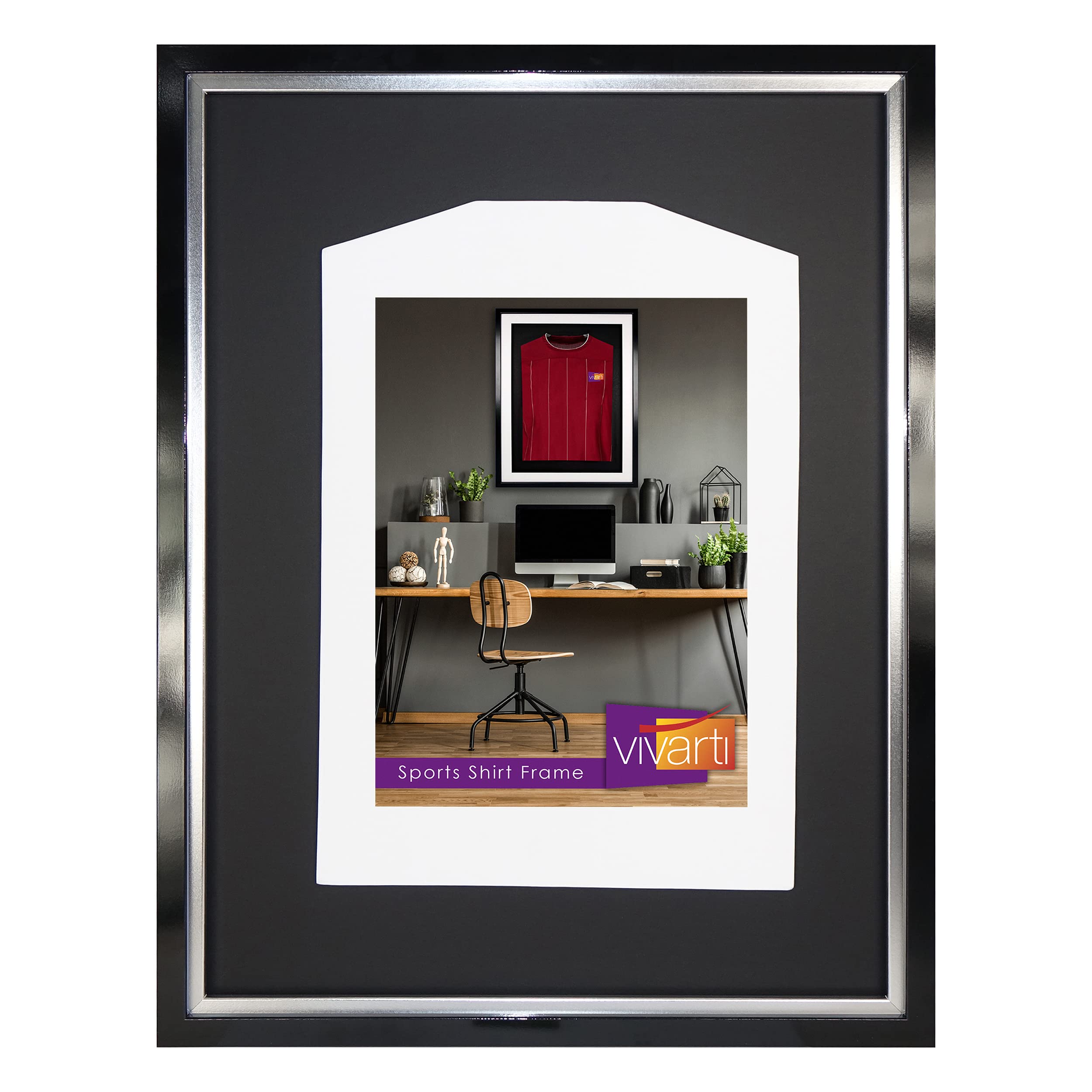 Cadre De Maillot De Football Pour T-shirt Shadow Box Sport