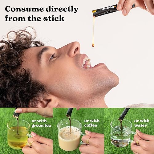 Miniatura 7 de Better Alt Paquete de 2 palitos de shilajit del Himalaya puro (clásico + sabor a caramelo)  Shilajit fácil de consumir  Impulso de energía y apoyo