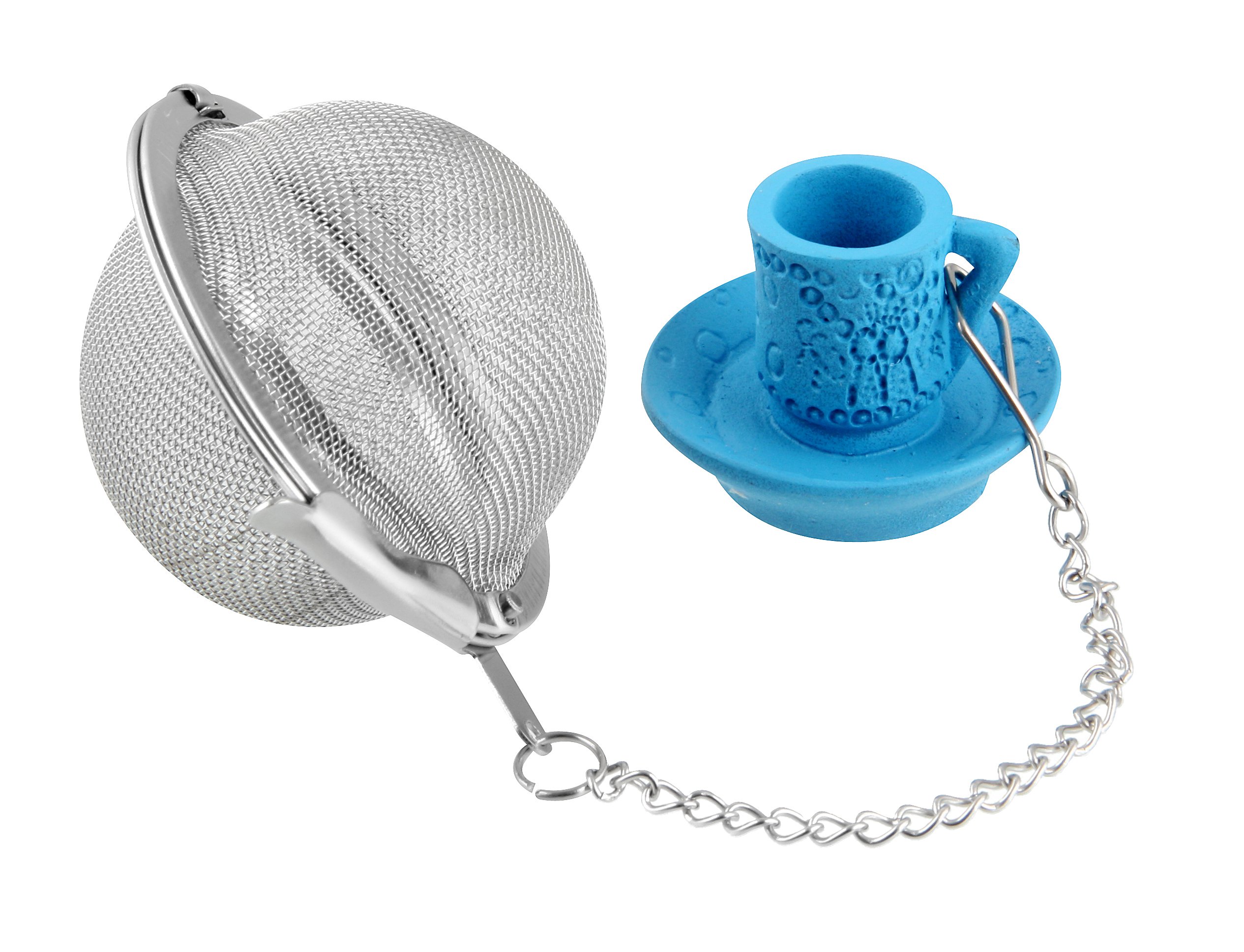 Fackelmann 49097 Teeball with Tassenhänger, Stainless Steel