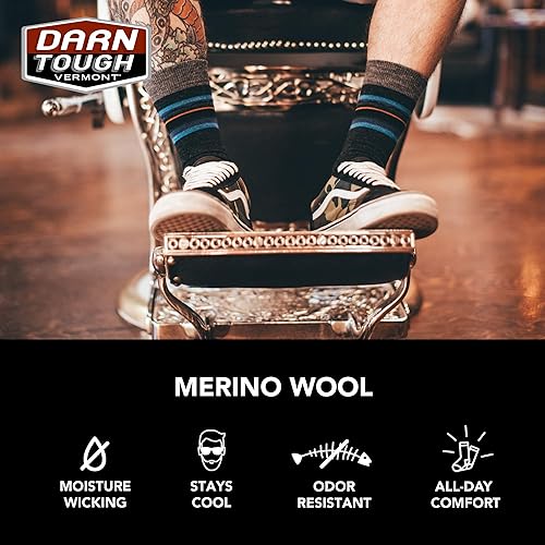 Miniatura 5 de DARN TOUGH (6033) Oxford Crew - Calcetines ligeros para hombre