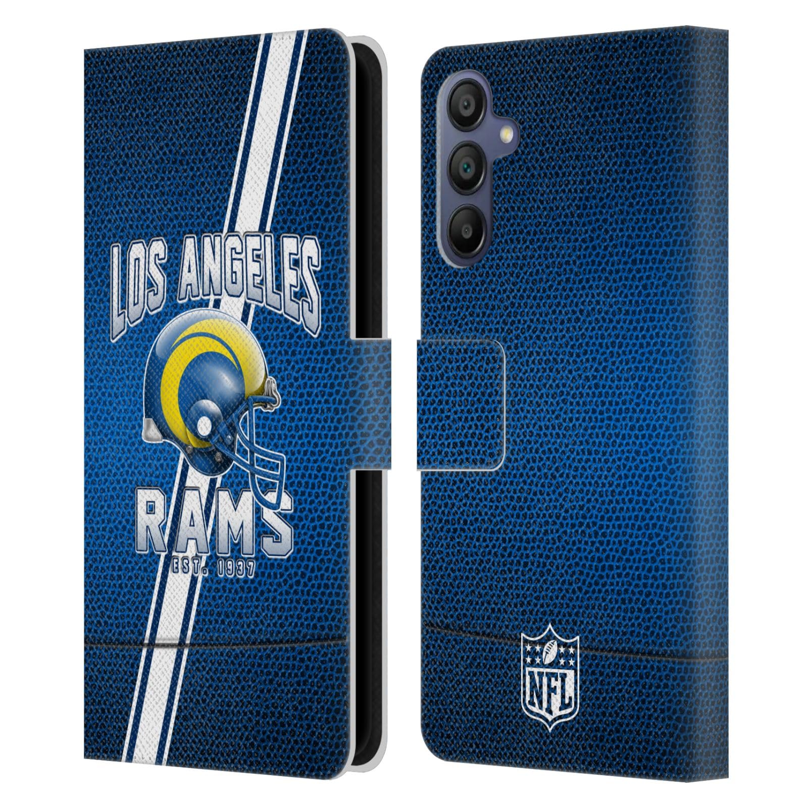 Carcasa de cuero Samsung Galaxy A15 de Los Ángeles Rams de la NFL 7