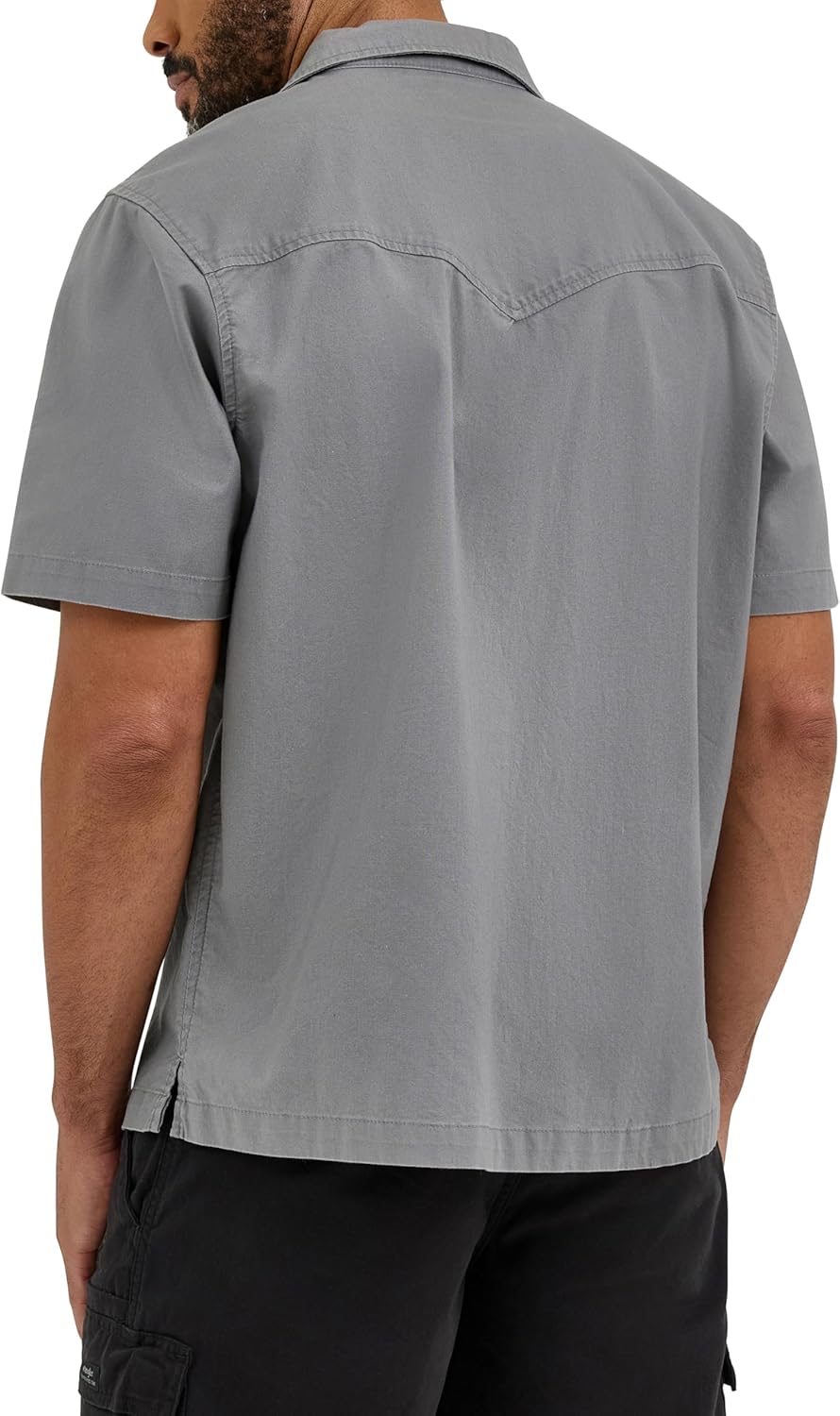Wrangler Authentics Mens Men's Short Sleeve Camp Shirt - Image 2